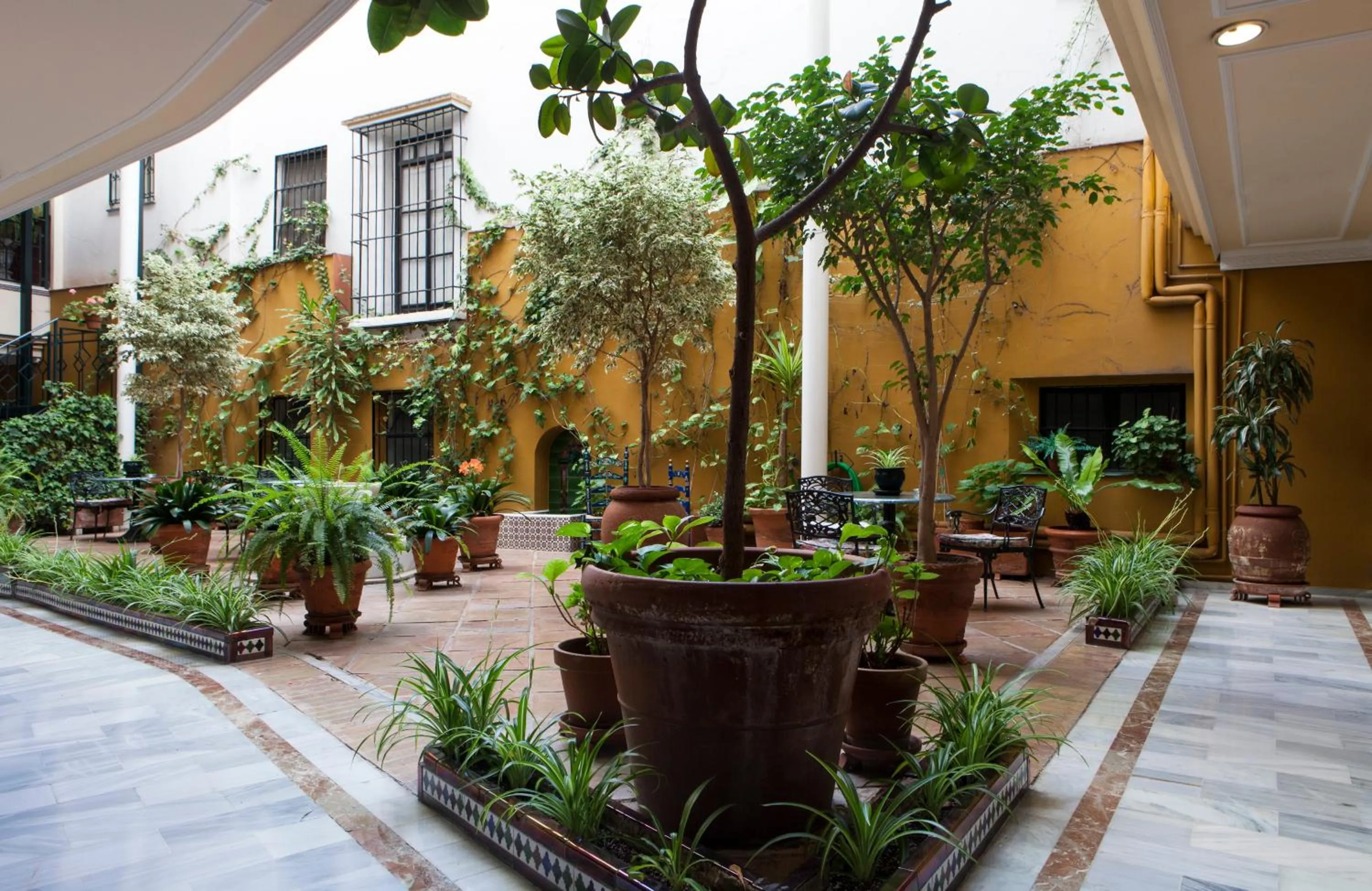 Patio in Hotel Cervantes