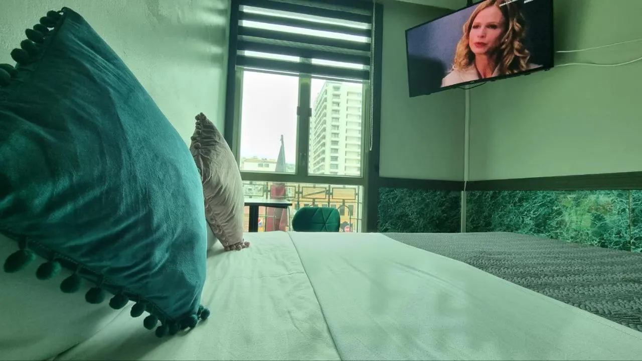 Bedroom, Bed in Hotel Asturias