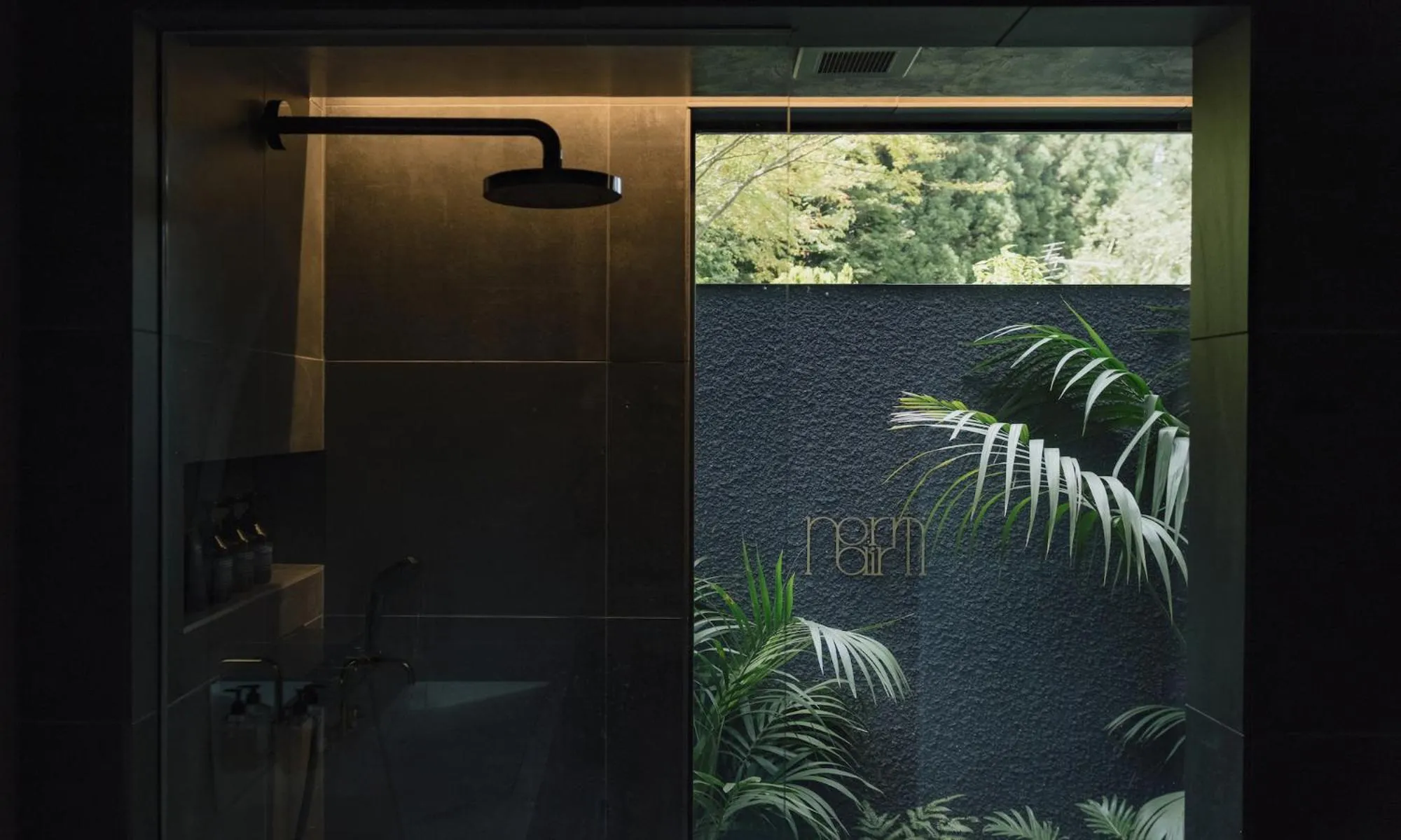 Shower in hotel norm air