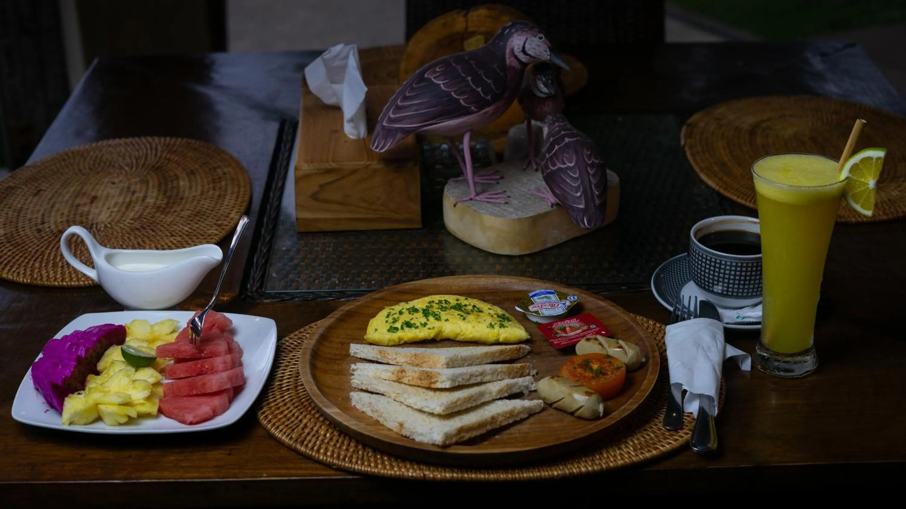 Breakfast in Anda Amed Villas & Spa