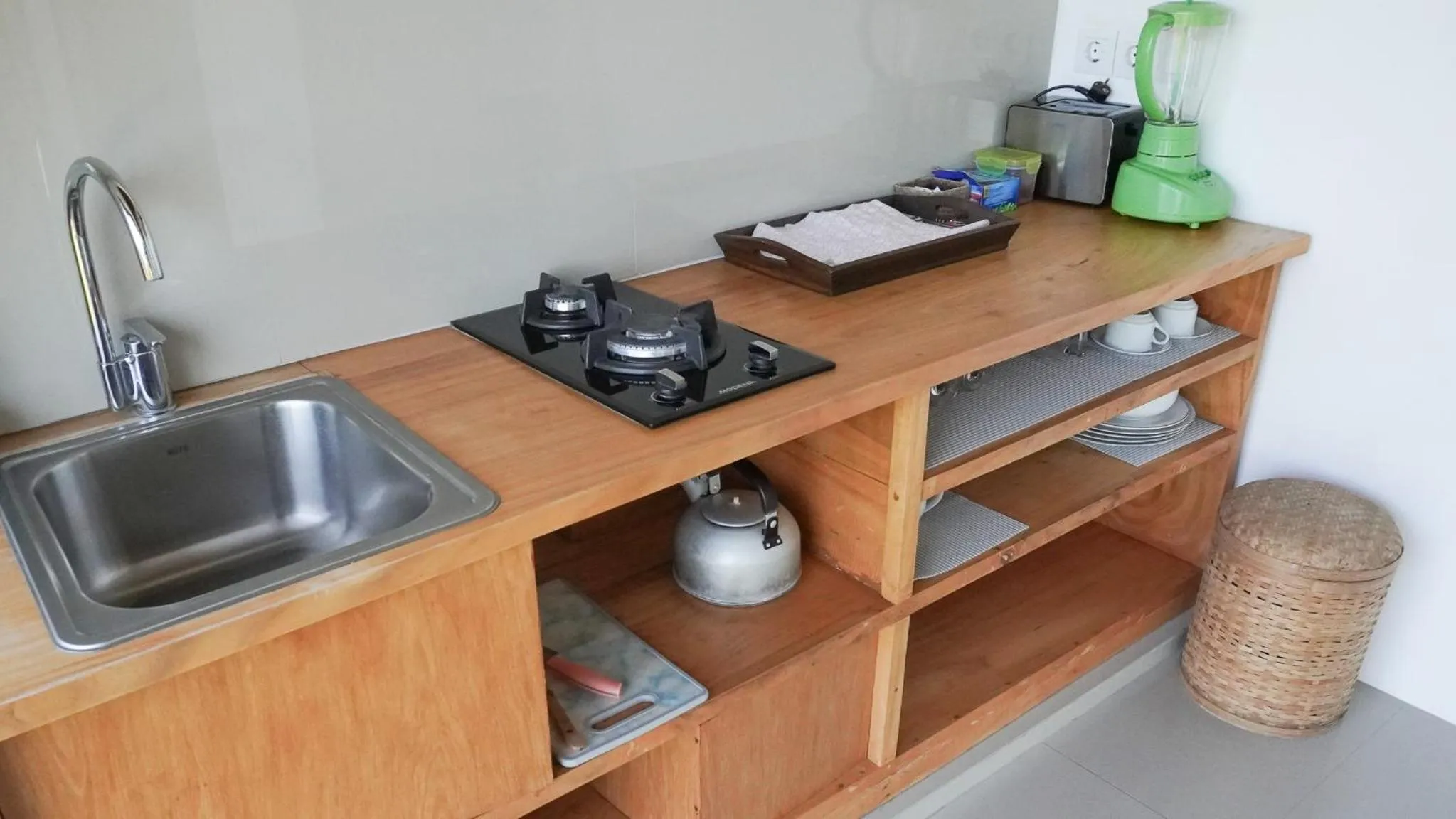 Kitchen or kitchenette in Anda Amed Villas & Spa