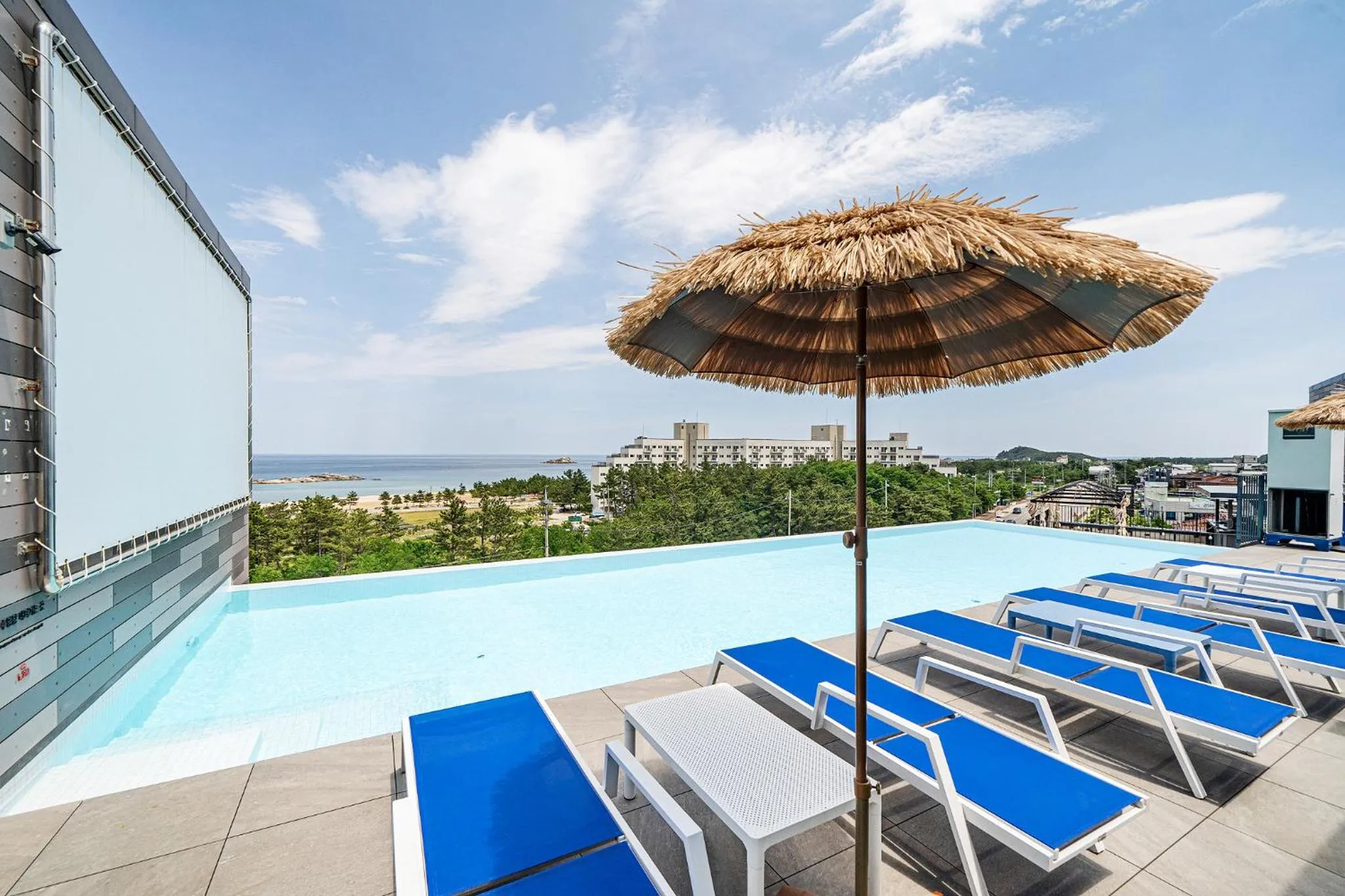 Swimming pool in Hotel Parangvue