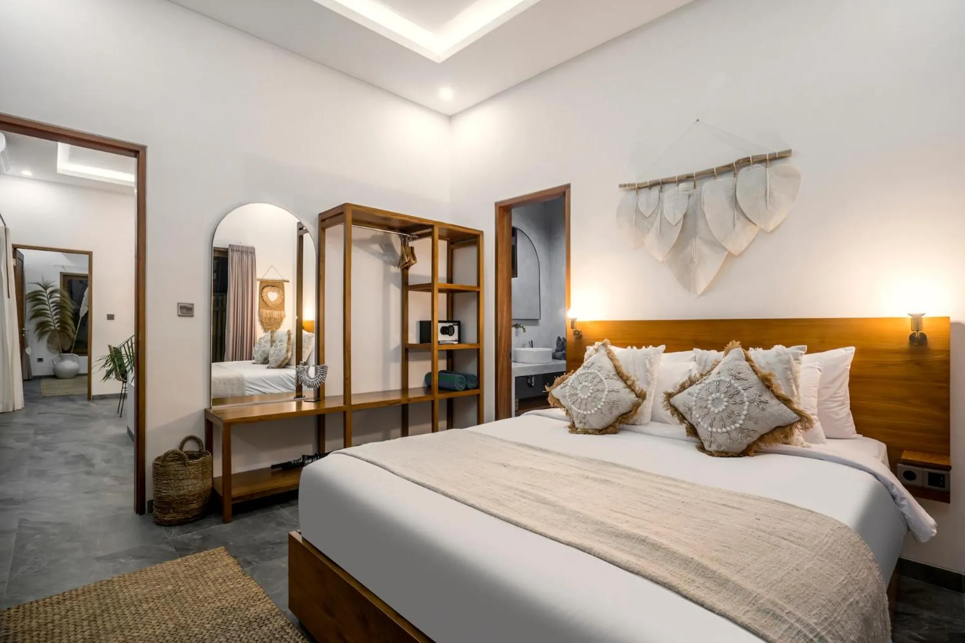 Bed in Villa Grateful by Alfred in Bali