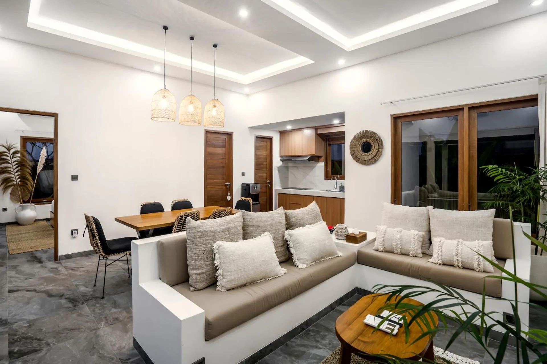 Living room in Villa Grateful by Alfred in Bali