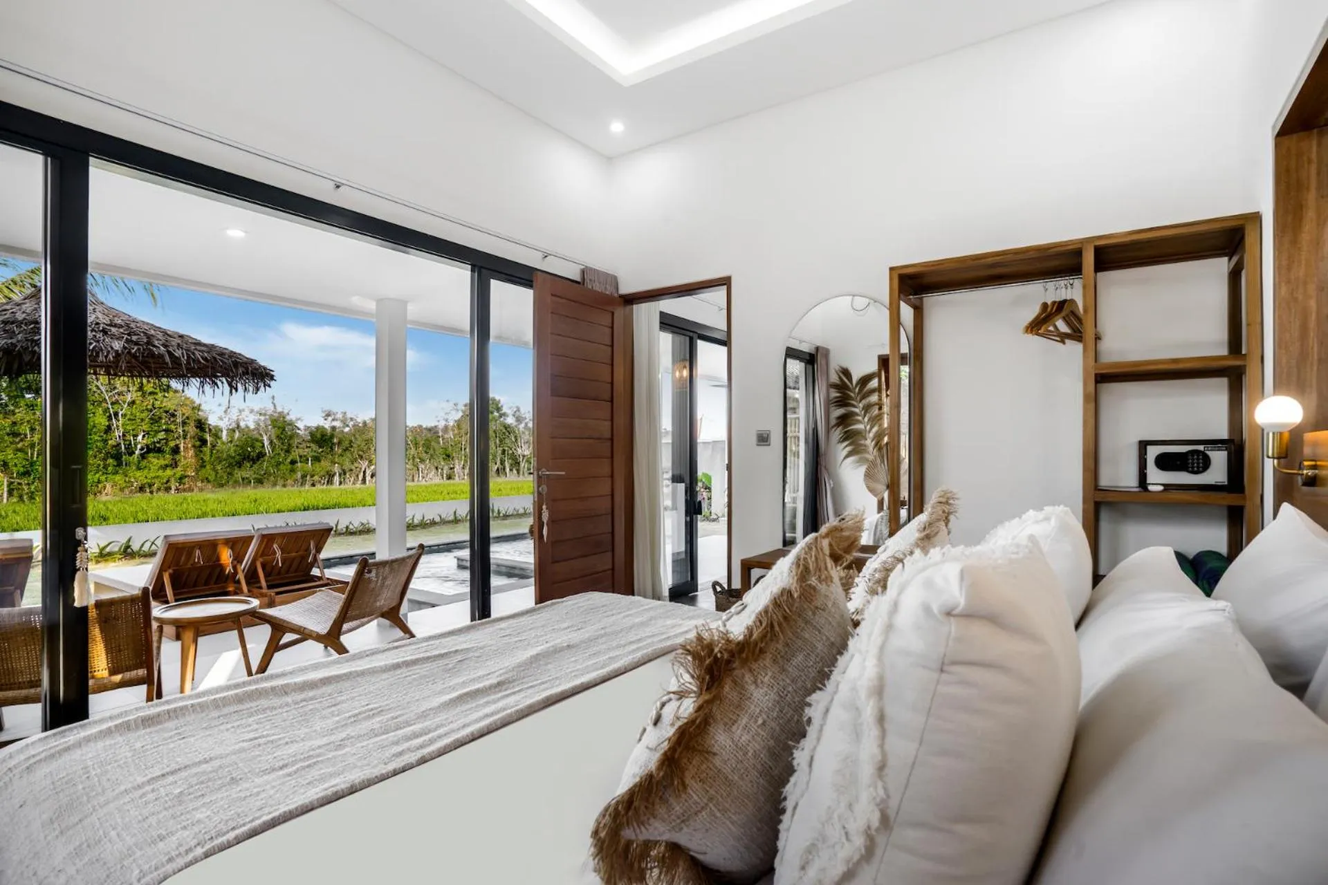 Bed in Villa Grateful by Alfred in Bali