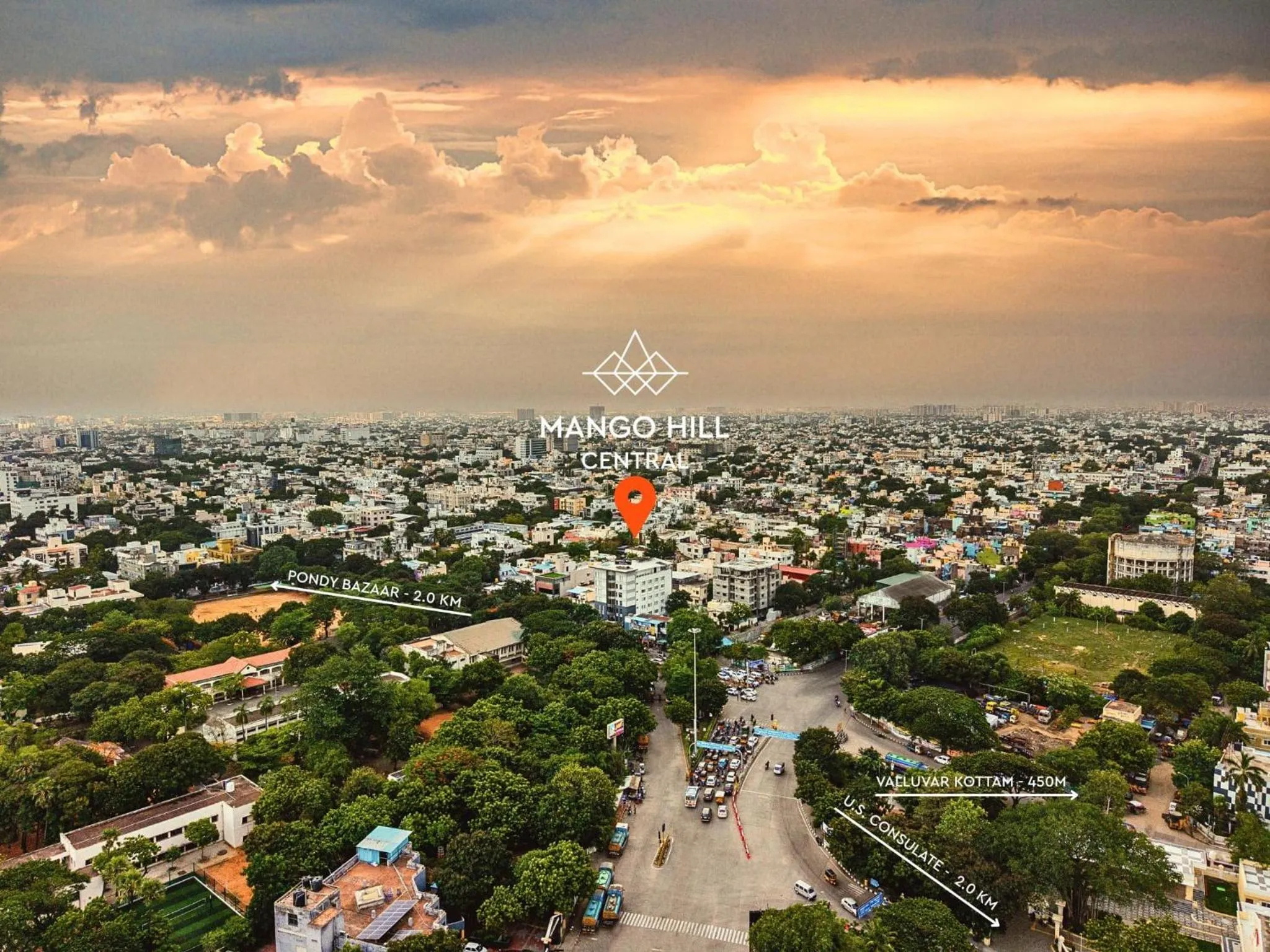 Neighbourhood in Mango Hill Central Chennai