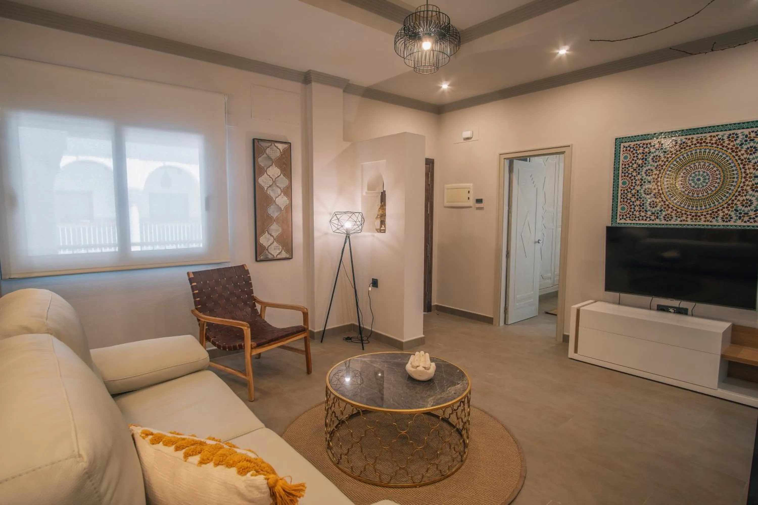 Seating area in Apartamentos Turísticos La Baílla
