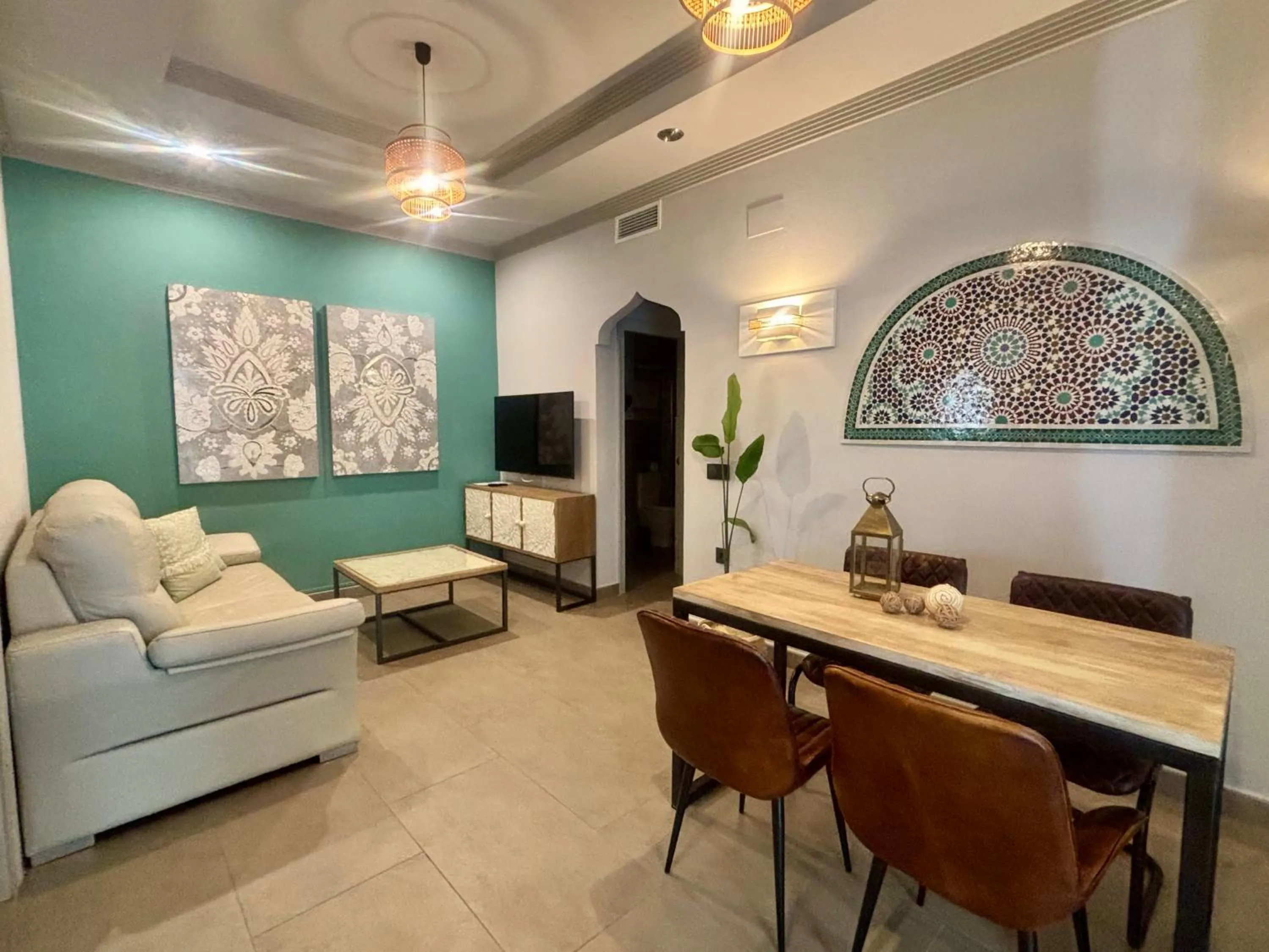 Living room in Apartamentos Turísticos La Baílla
