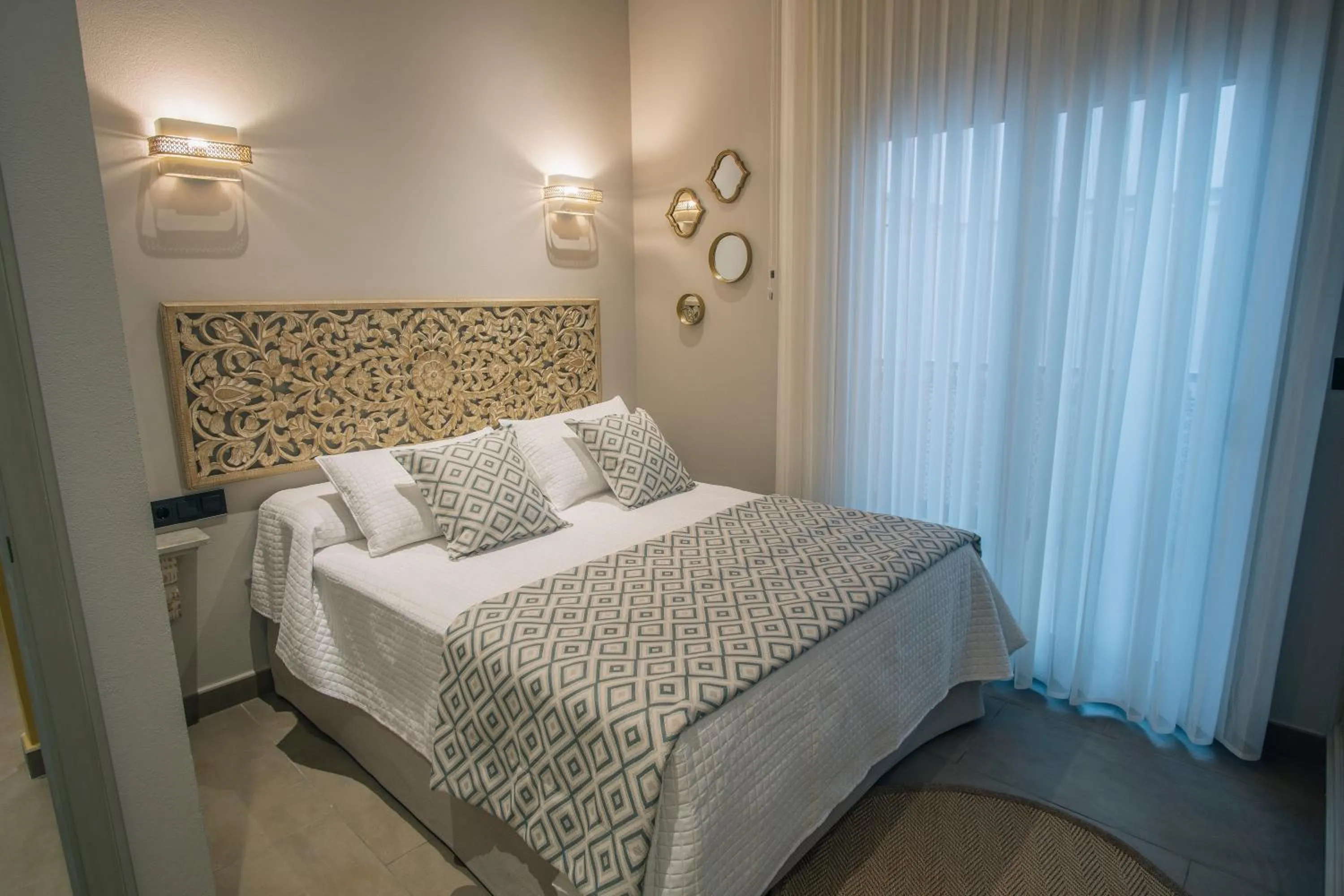 Bed in Apartamentos Turísticos La Baílla