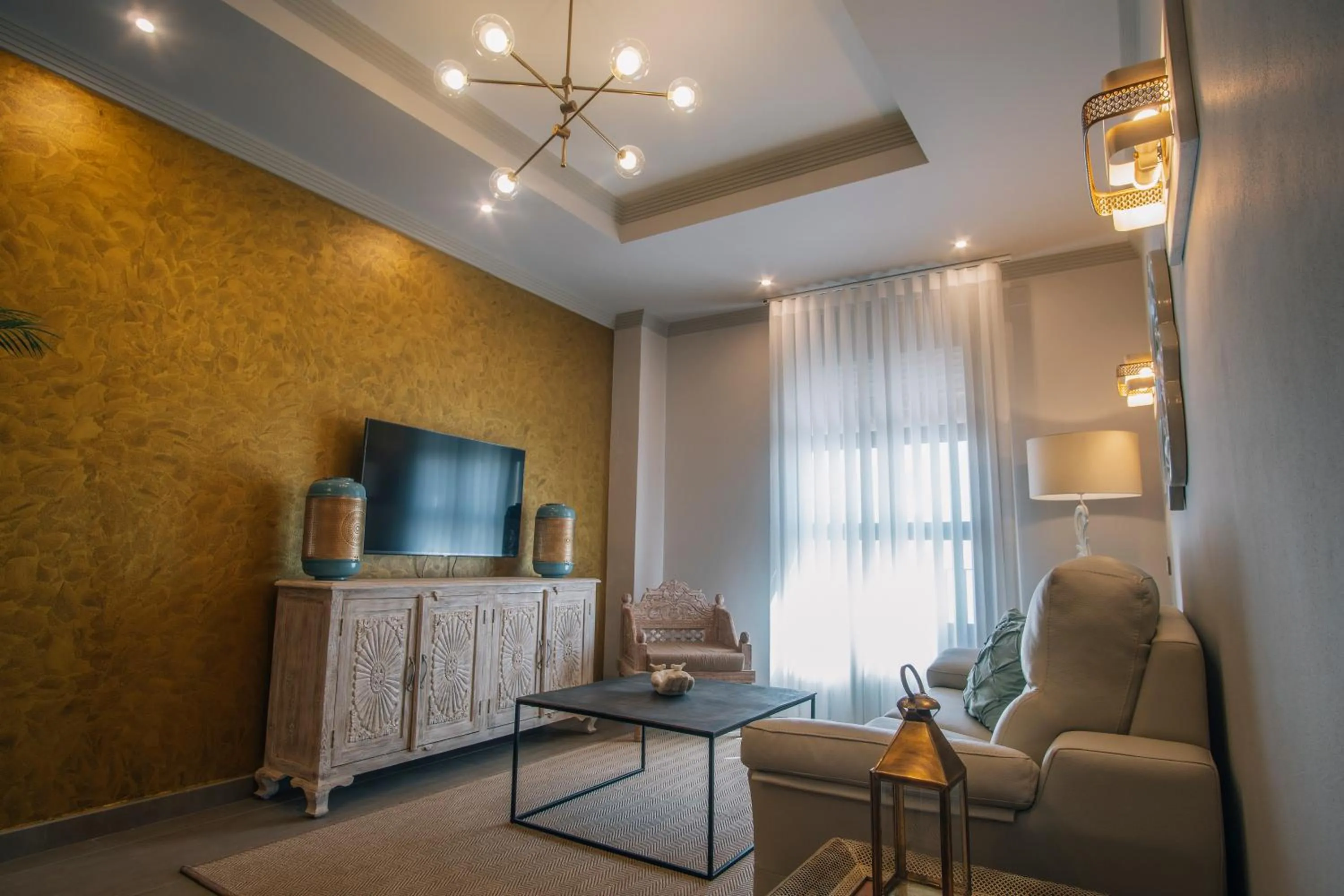 Living room in Apartamentos Turísticos La Baílla