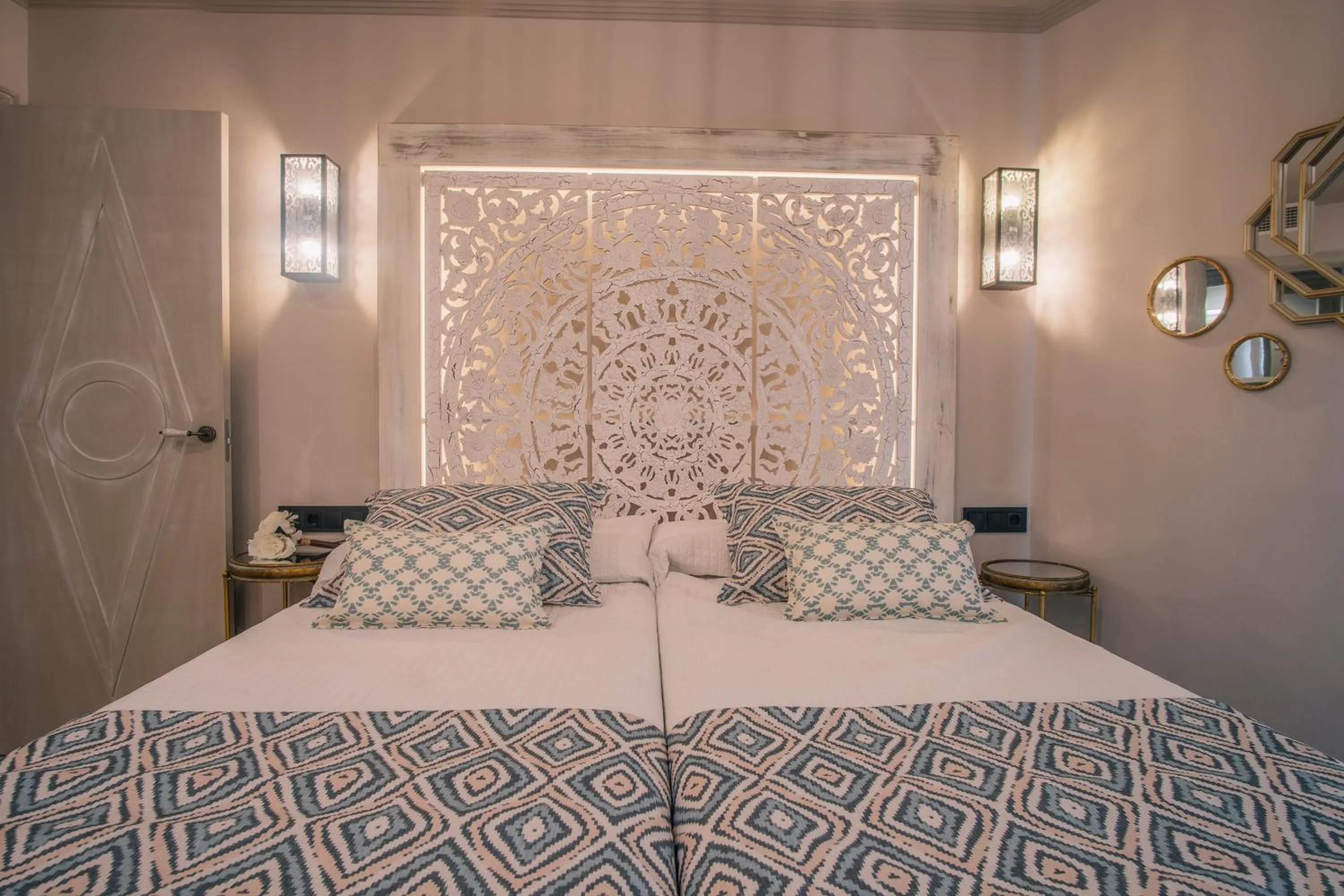 Bed in Apartamentos Turísticos La Baílla