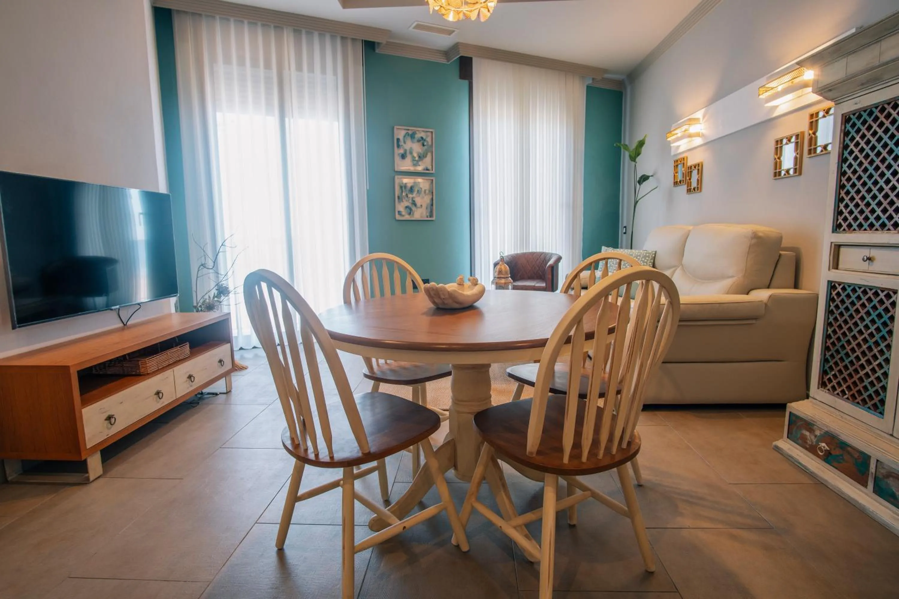 Living room in Apartamentos Turísticos La Baílla