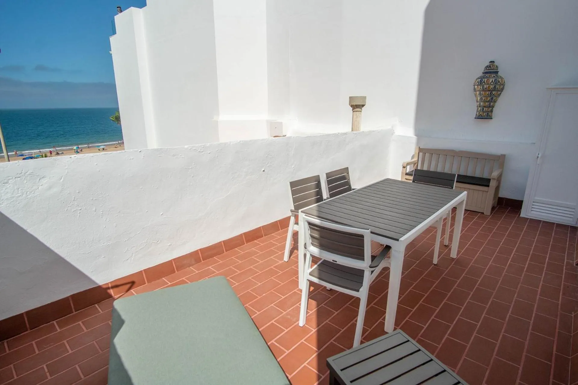 Balcony/Terrace in Apartamentos Turísticos La Baílla
