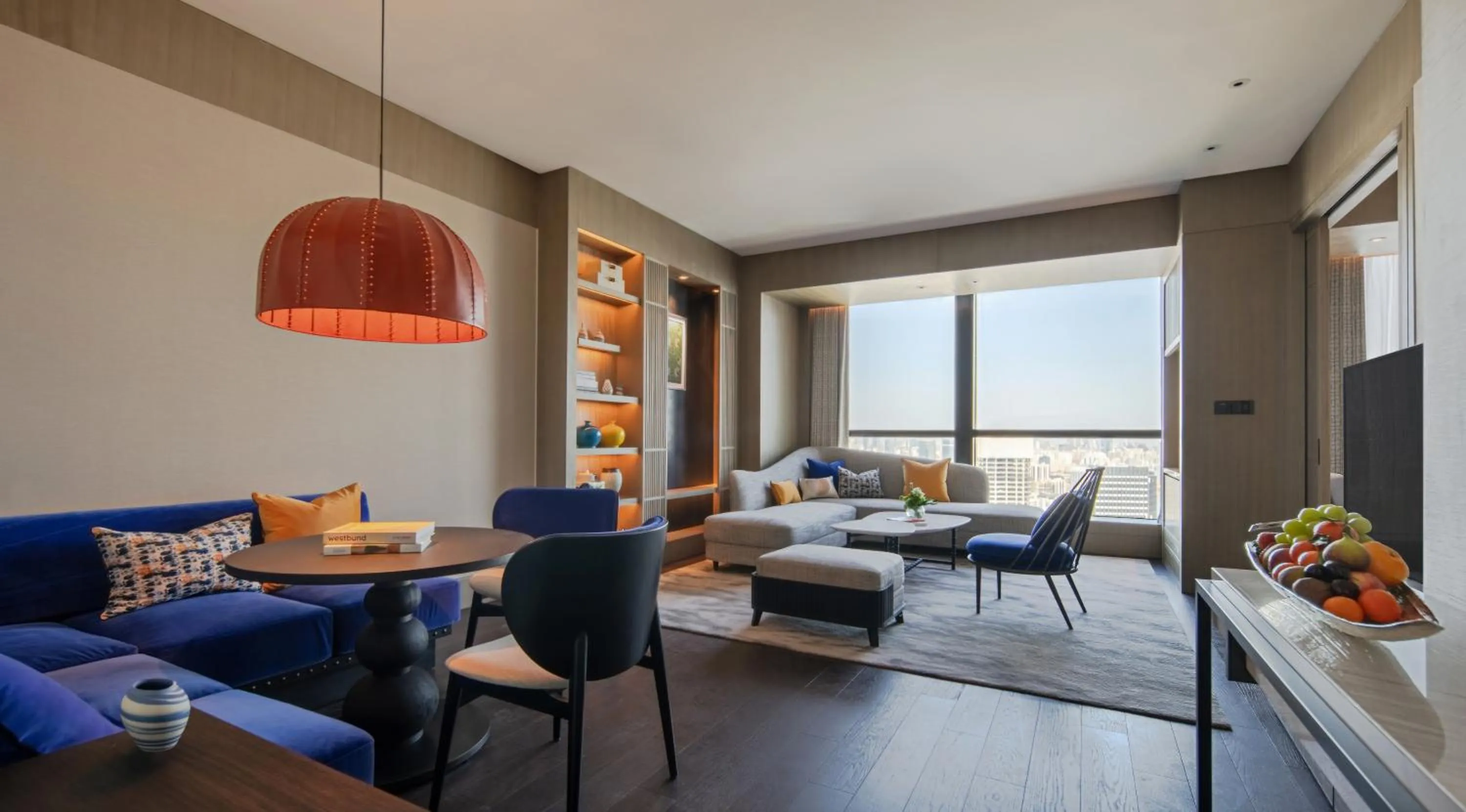 Living room in MGM Shanghai West Bund