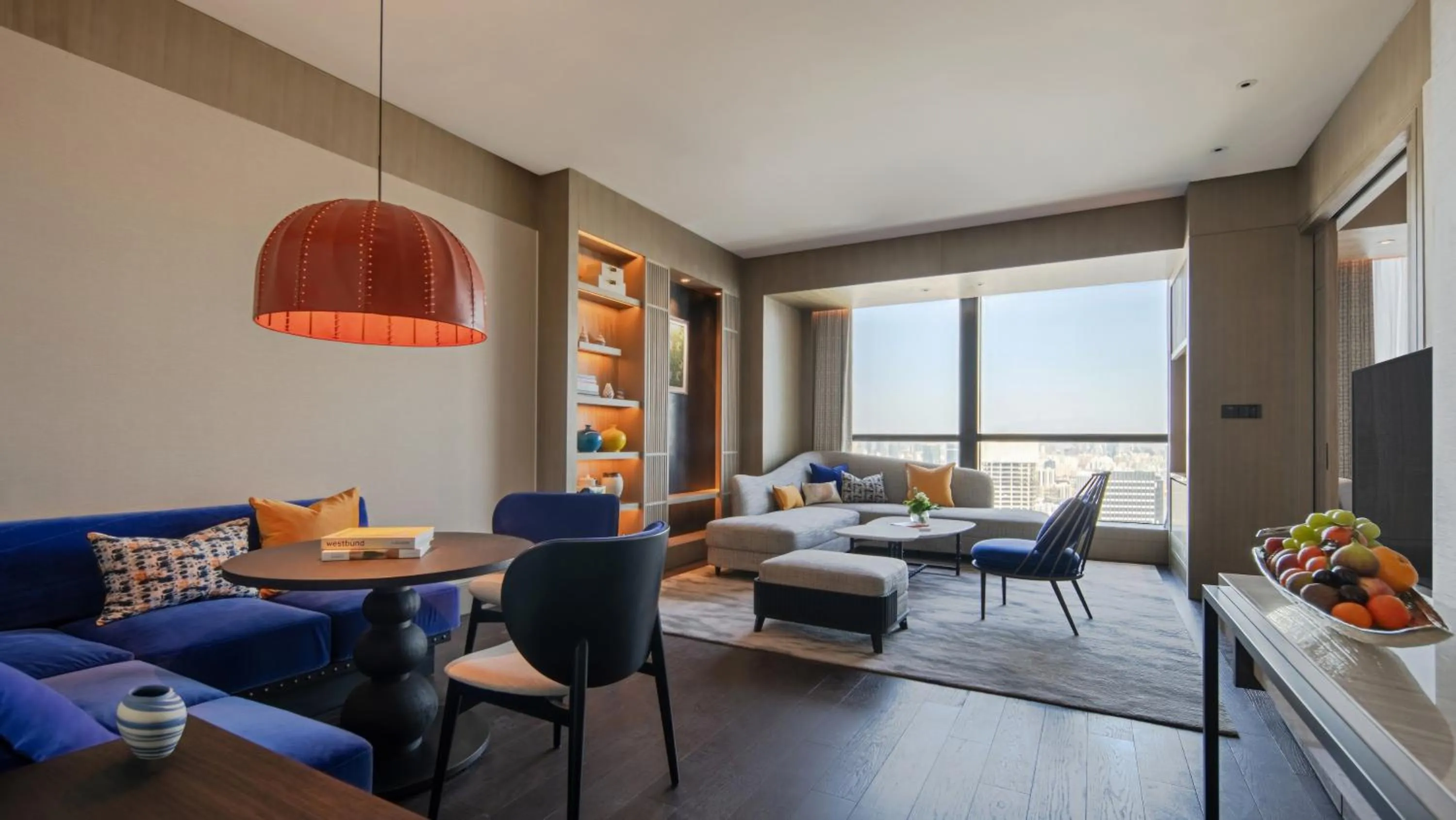 Living room in MGM Shanghai West Bund