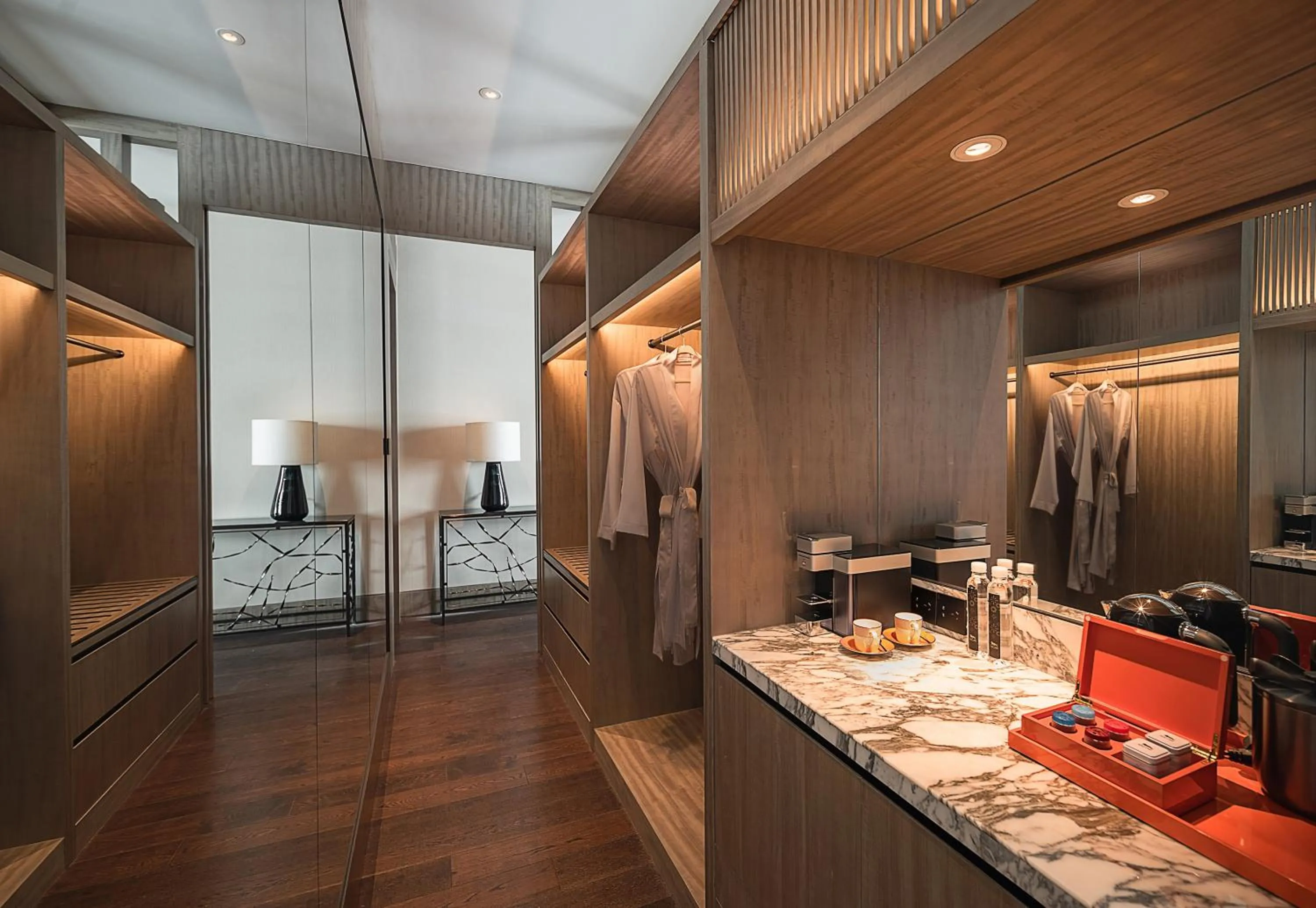 wardrobe in MGM Shanghai West Bund