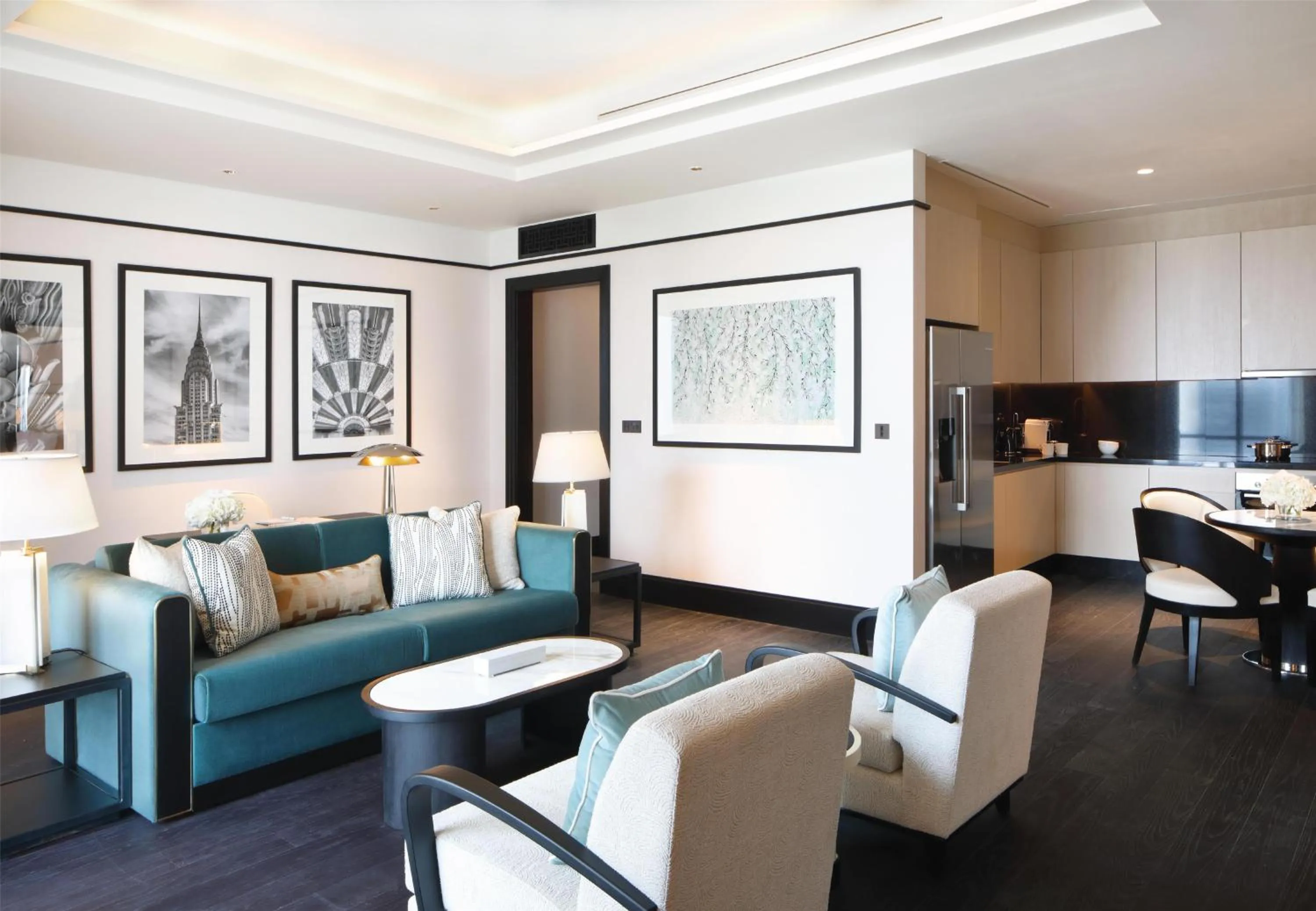 Kitchen or kitchenette in Waldorf Astoria Doha West Bay