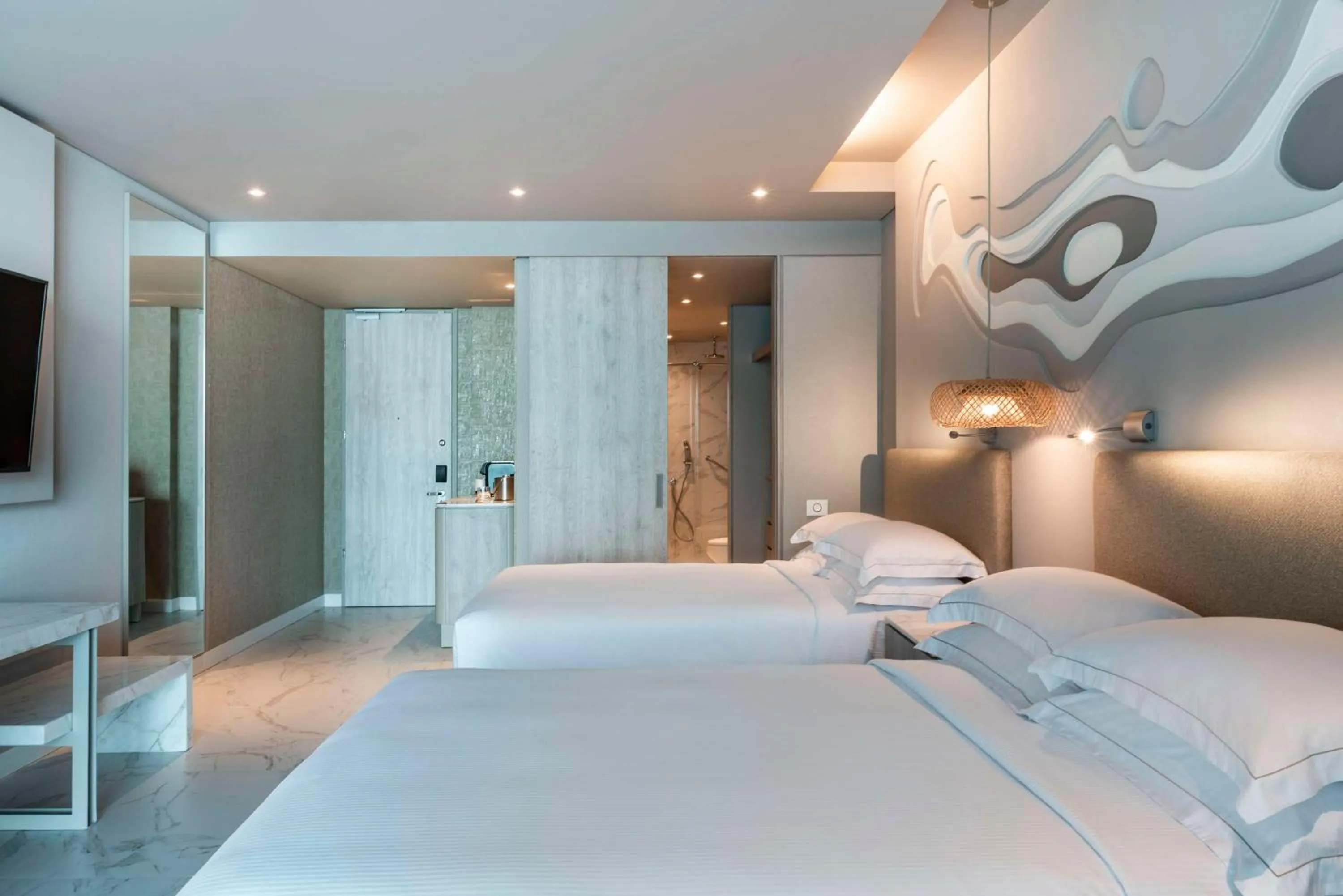 Bed in Hilton Santa Marta