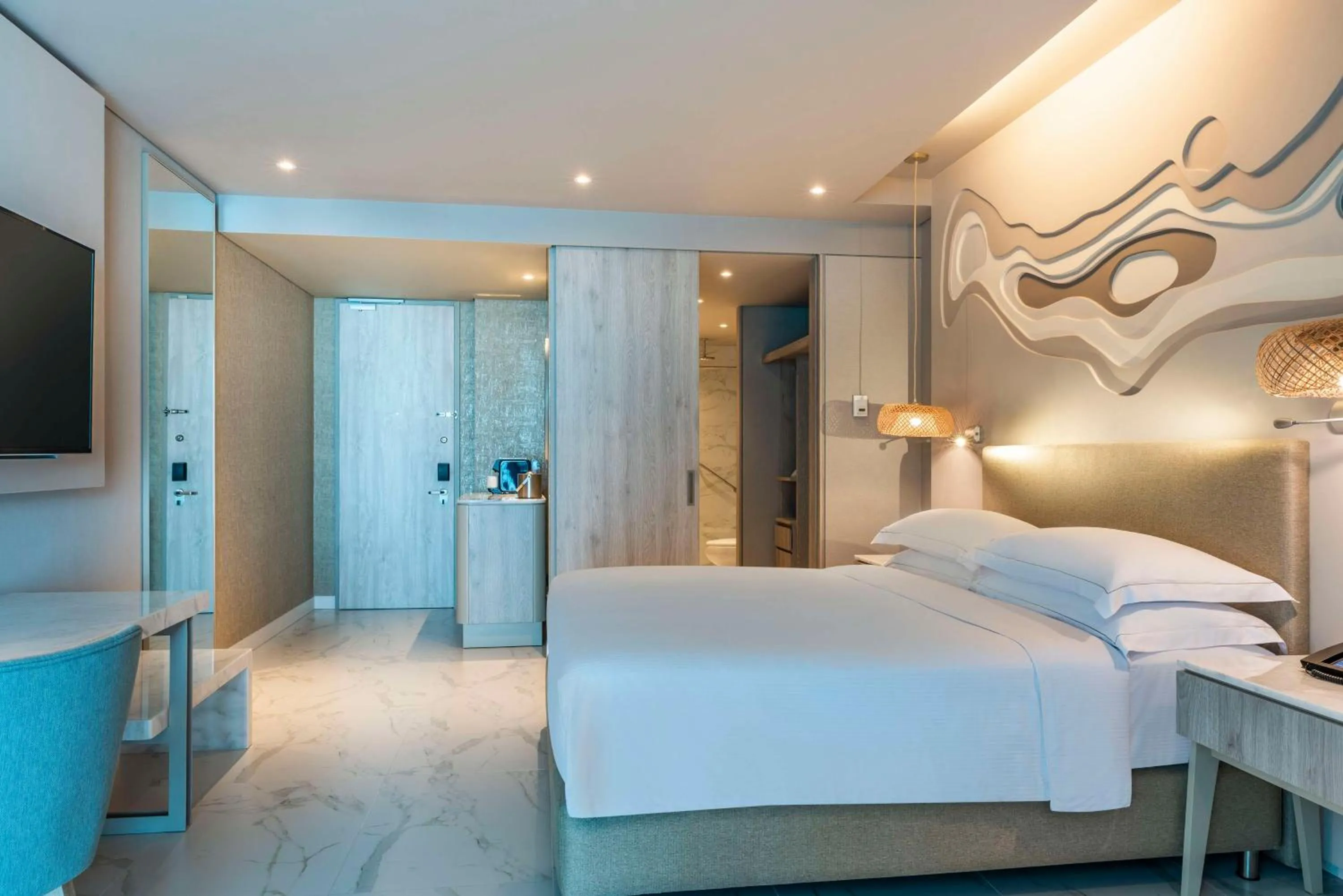 Bed in Hilton Santa Marta