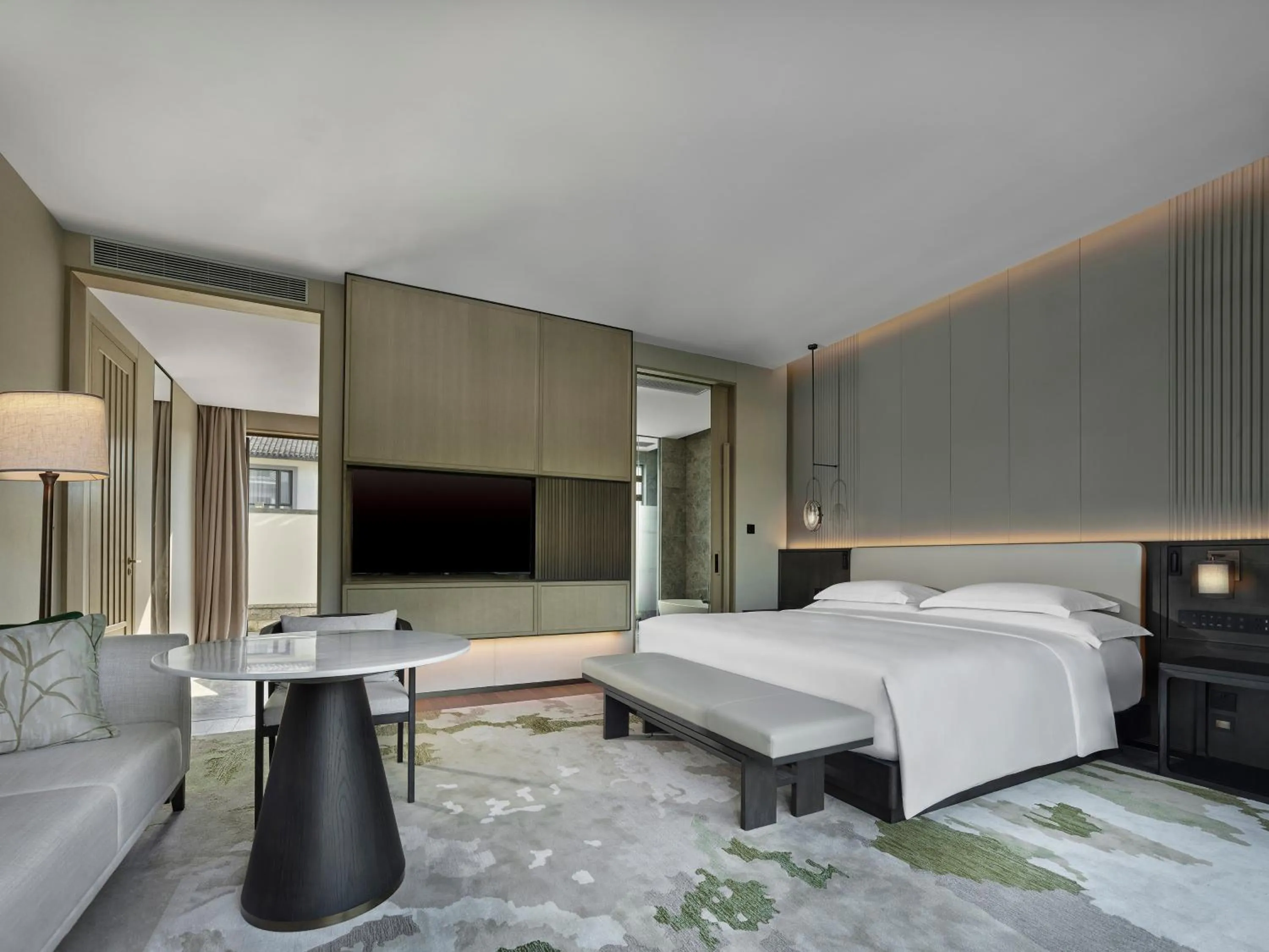 Photo of the whole room, Bed in HOMM Huzhou Xisai Shan