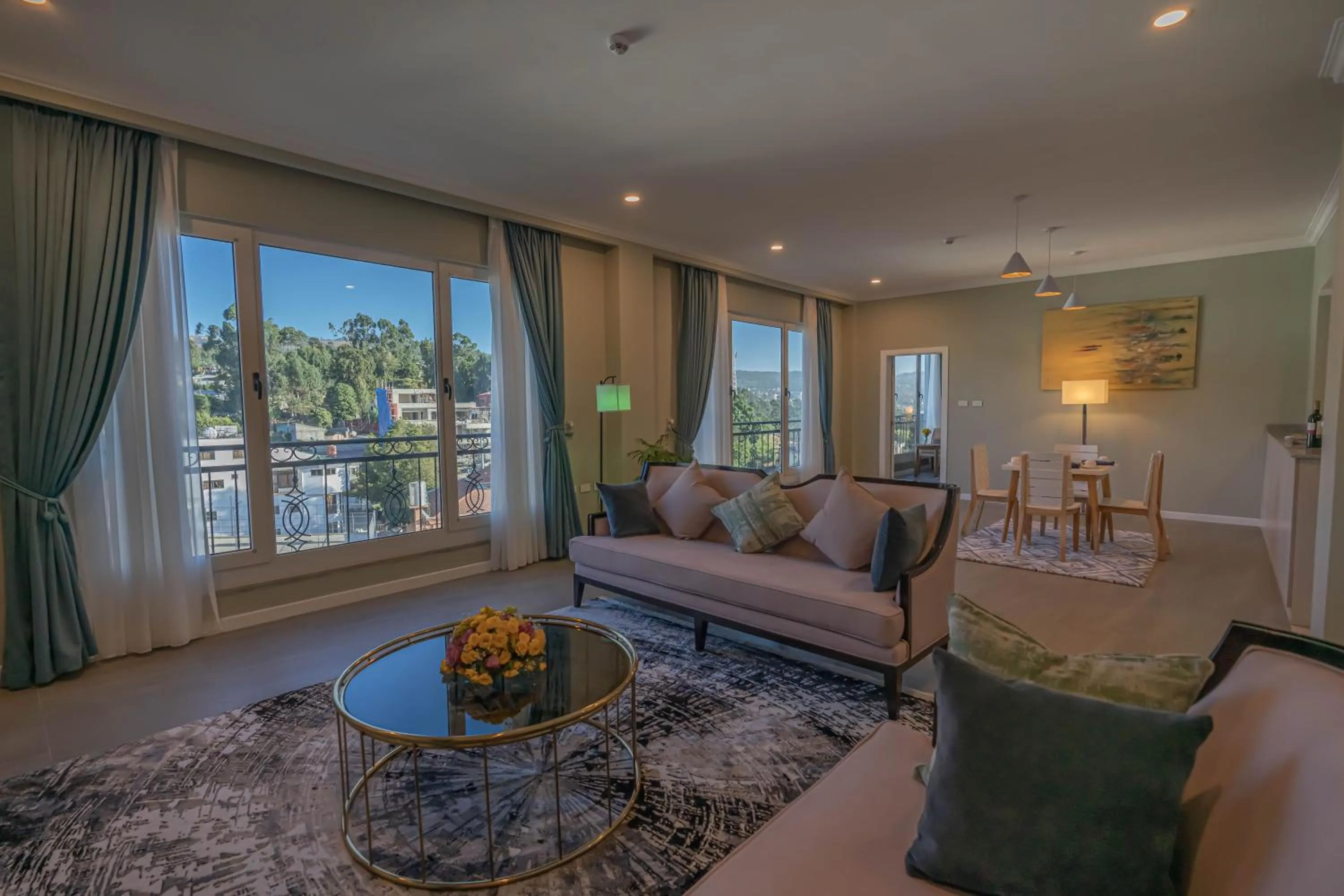 Living room in Haile Grand Addis Ababa