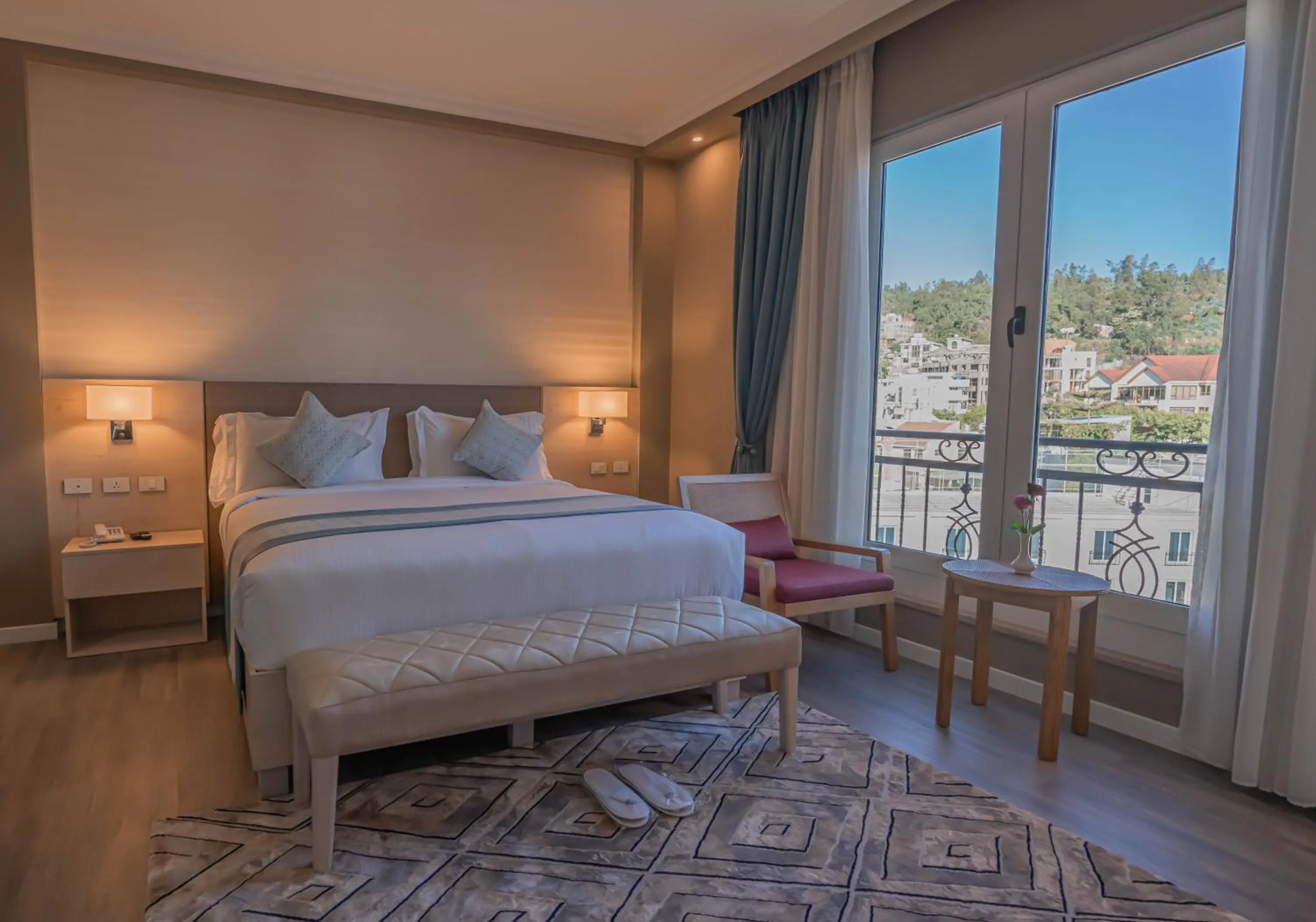 Bed in Haile Grand Addis Ababa