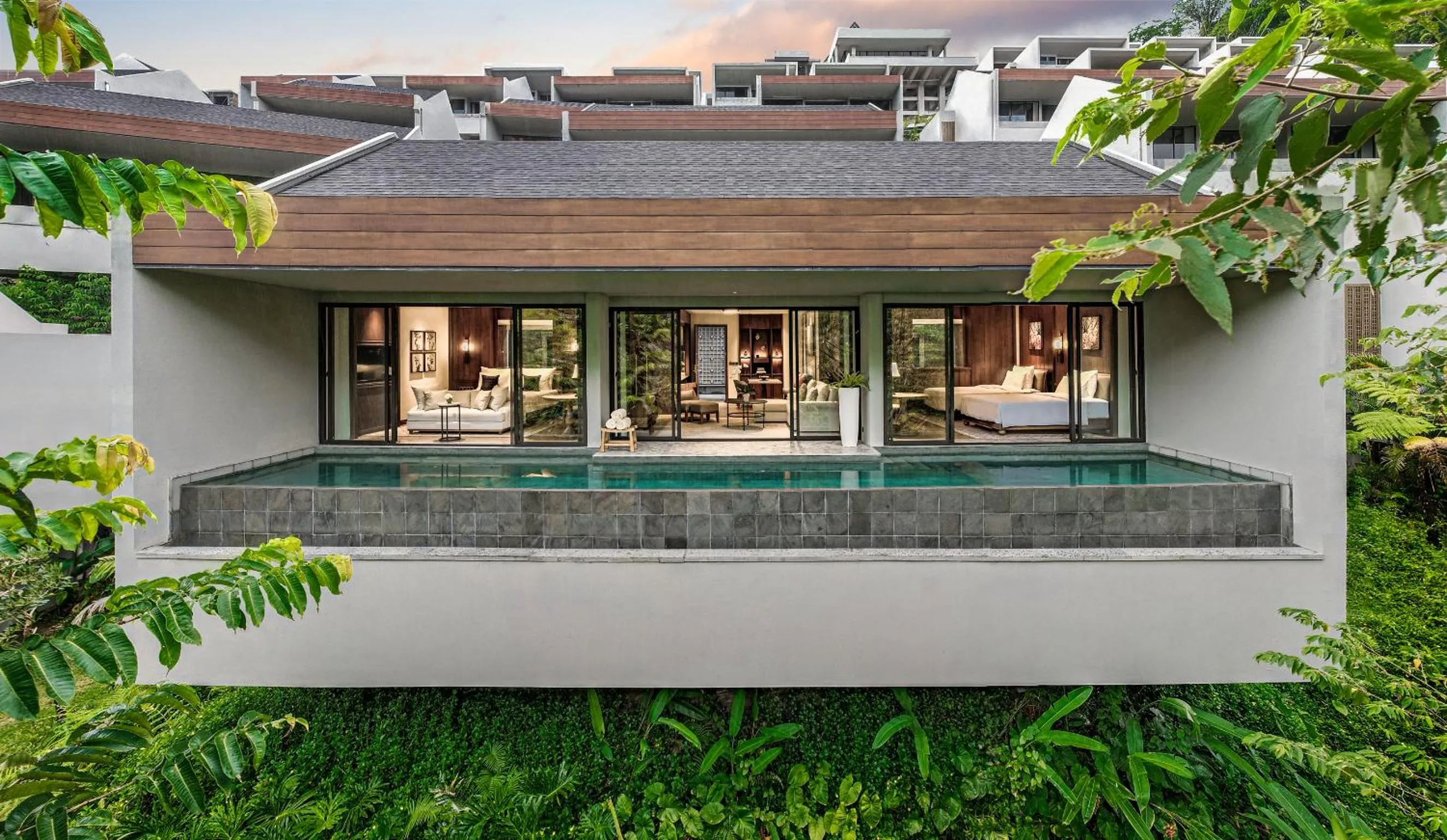 Pool view in Anantara Ubud Bali Resort
