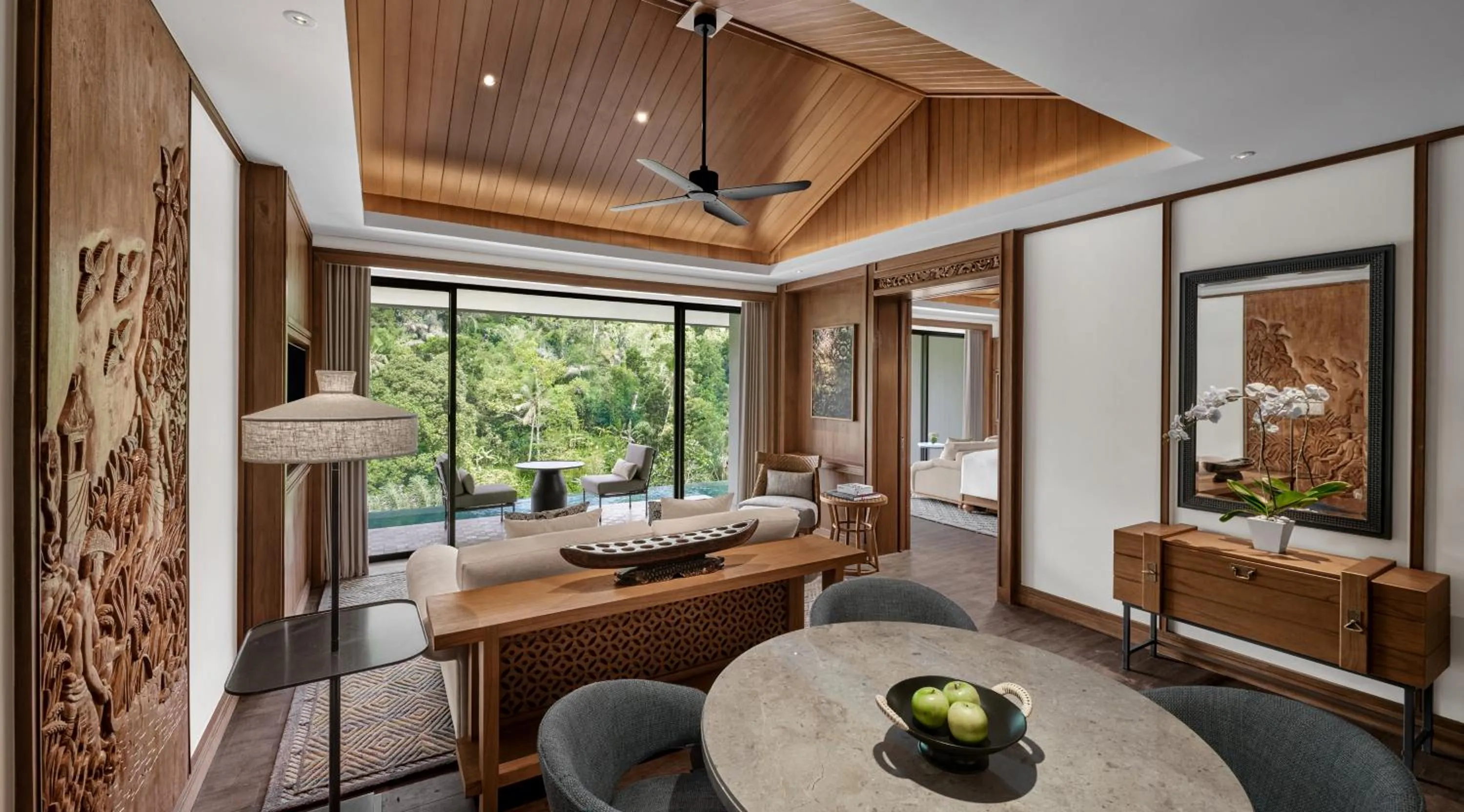 Living room in Anantara Ubud Bali Resort
