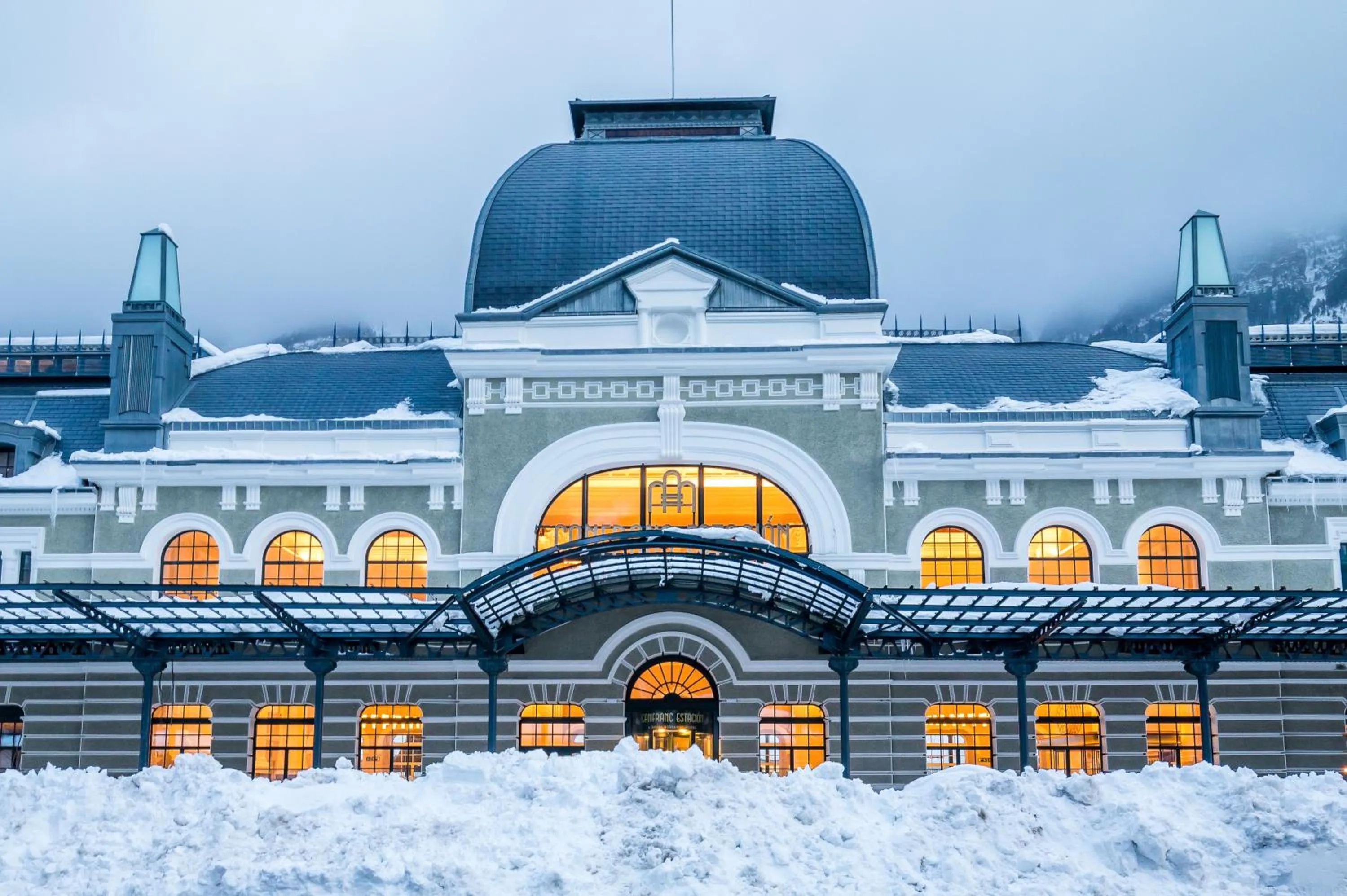 Property building in Canfranc Estación, a Royal Hideaway Hotel - Gran Lujo