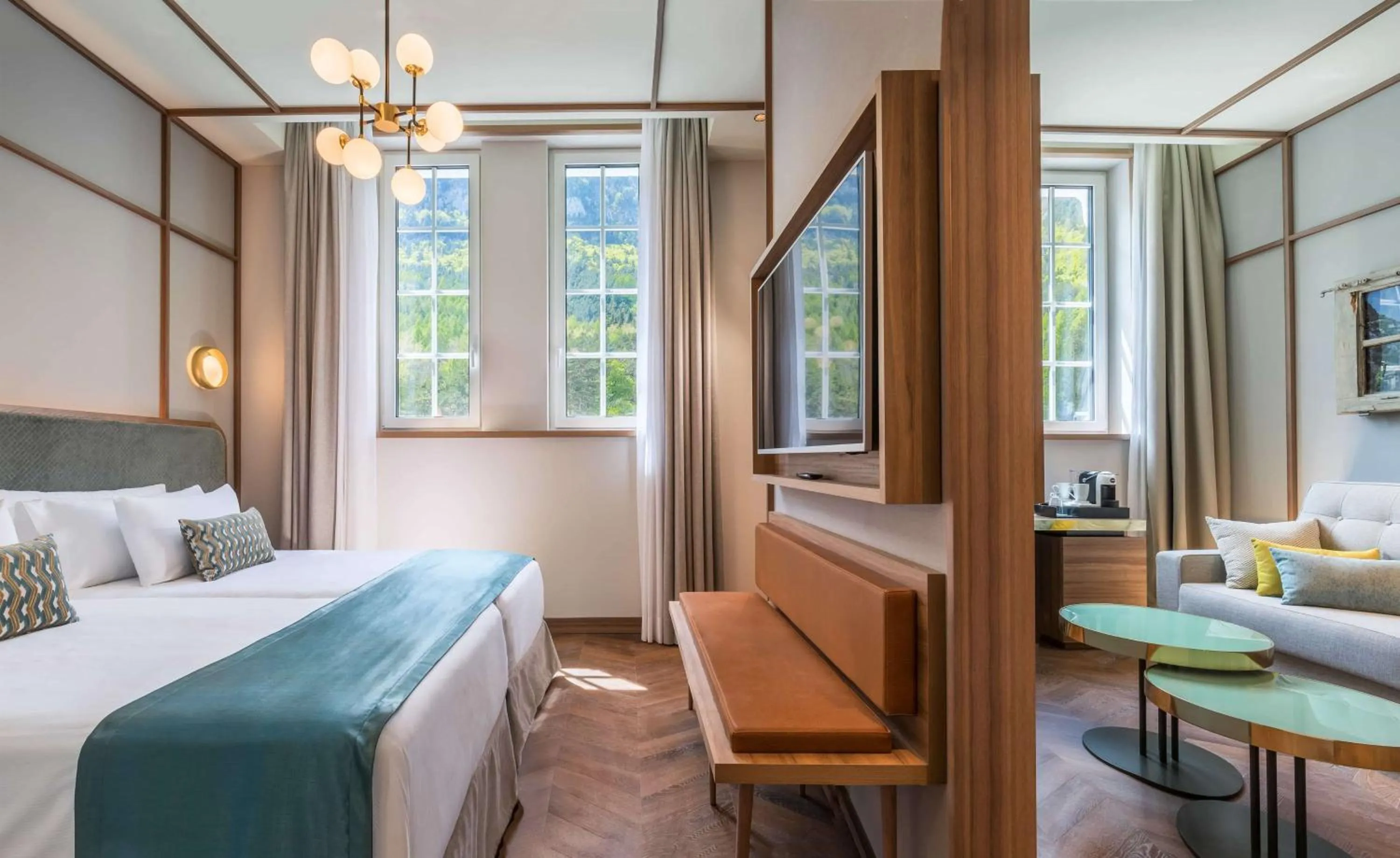 Photo of the whole room, Bed in Canfranc Estación, a Royal Hideaway Hotel - Gran Lujo