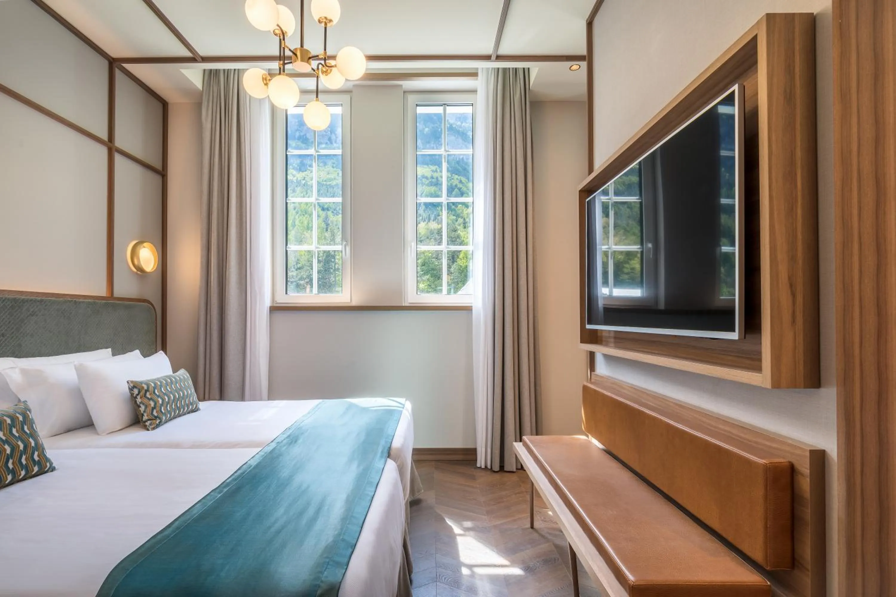 Photo of the whole room, Bed in Canfranc Estación, a Royal Hideaway Hotel - Gran Lujo