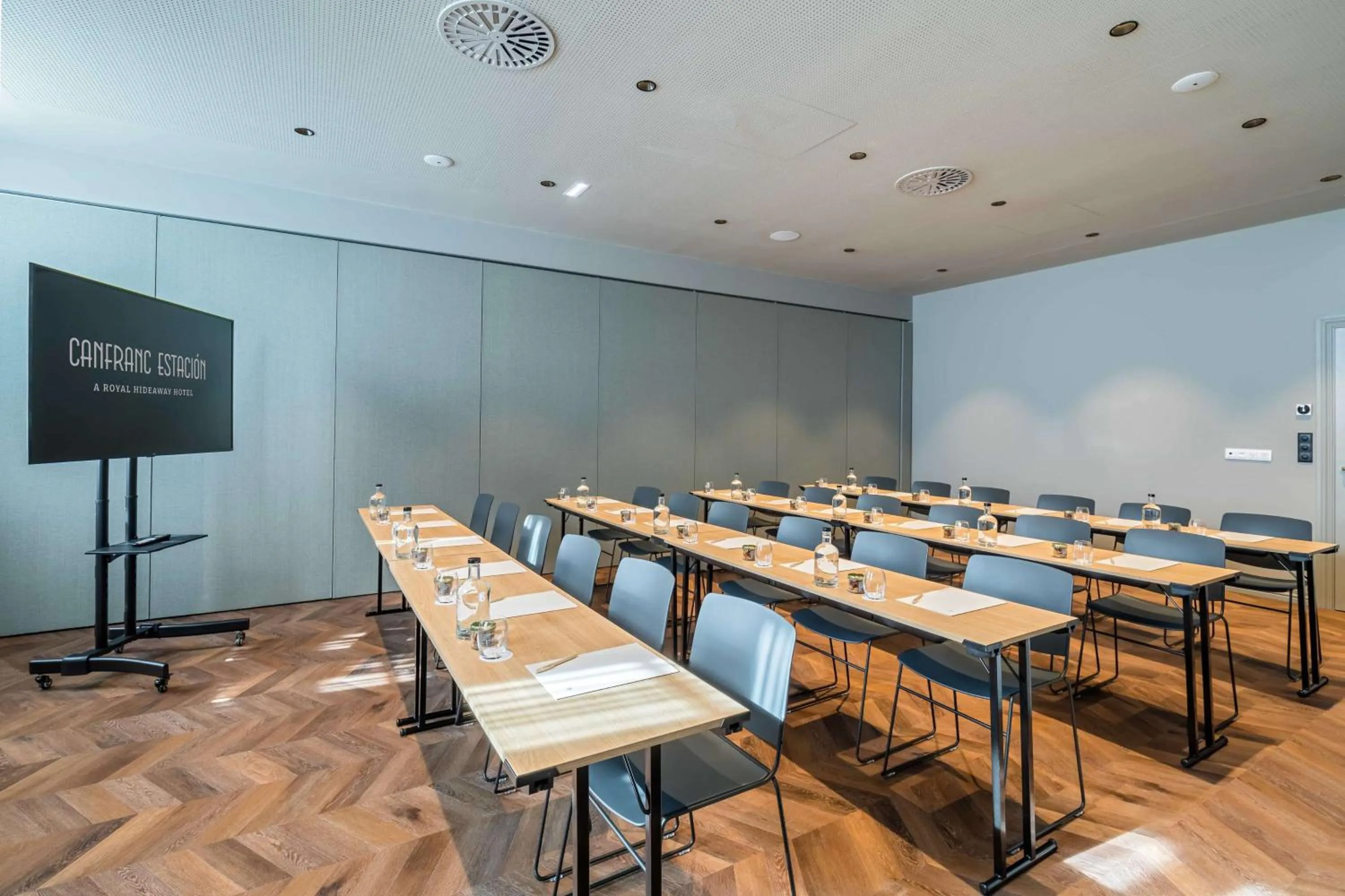 Meeting/conference room in Canfranc Estación, a Royal Hideaway Hotel - Gran Lujo