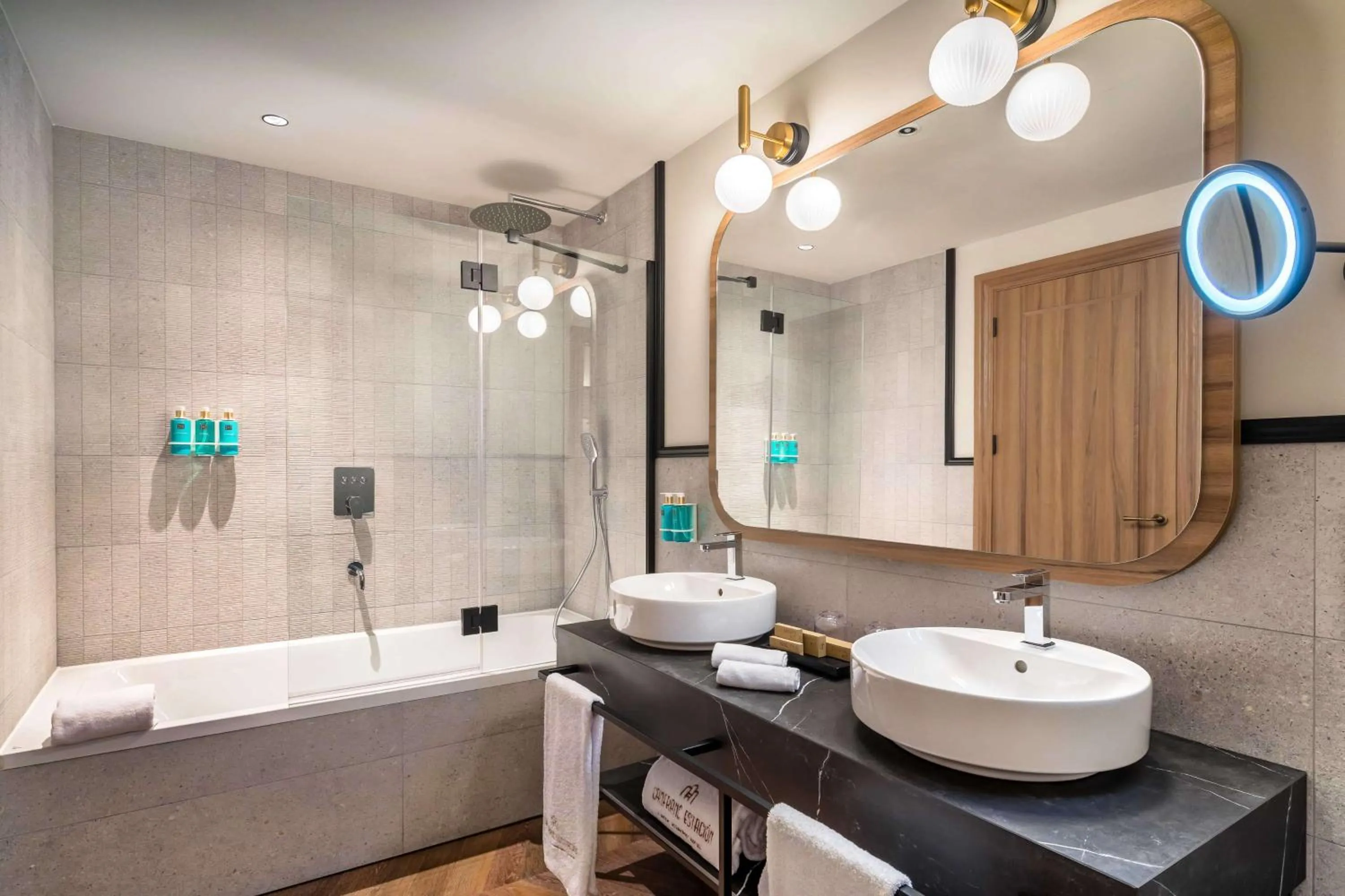 Bathroom in Canfranc Estación, a Royal Hideaway Hotel - Gran Lujo