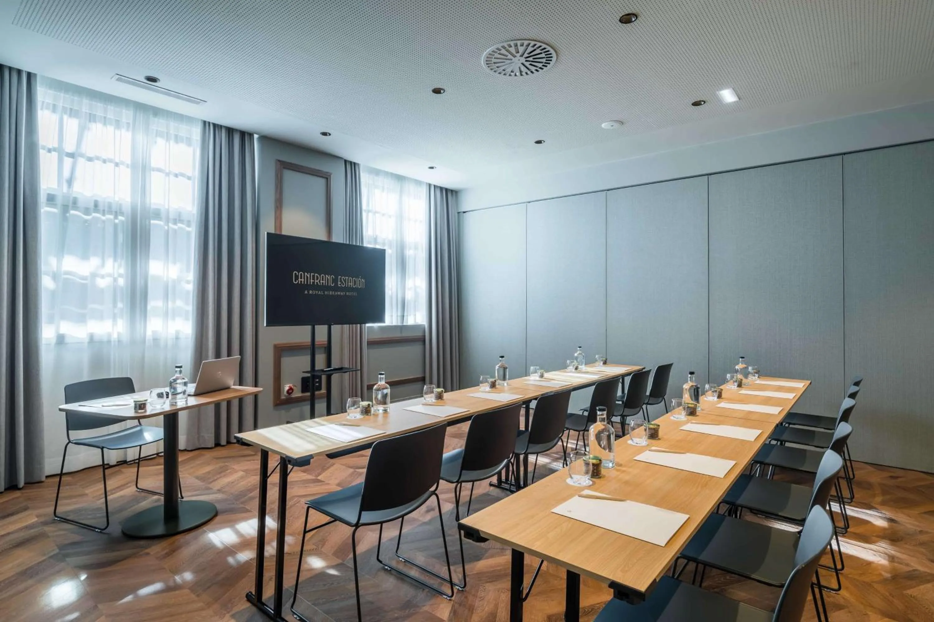 Meeting/conference room in Canfranc Estación, a Royal Hideaway Hotel - Gran Lujo