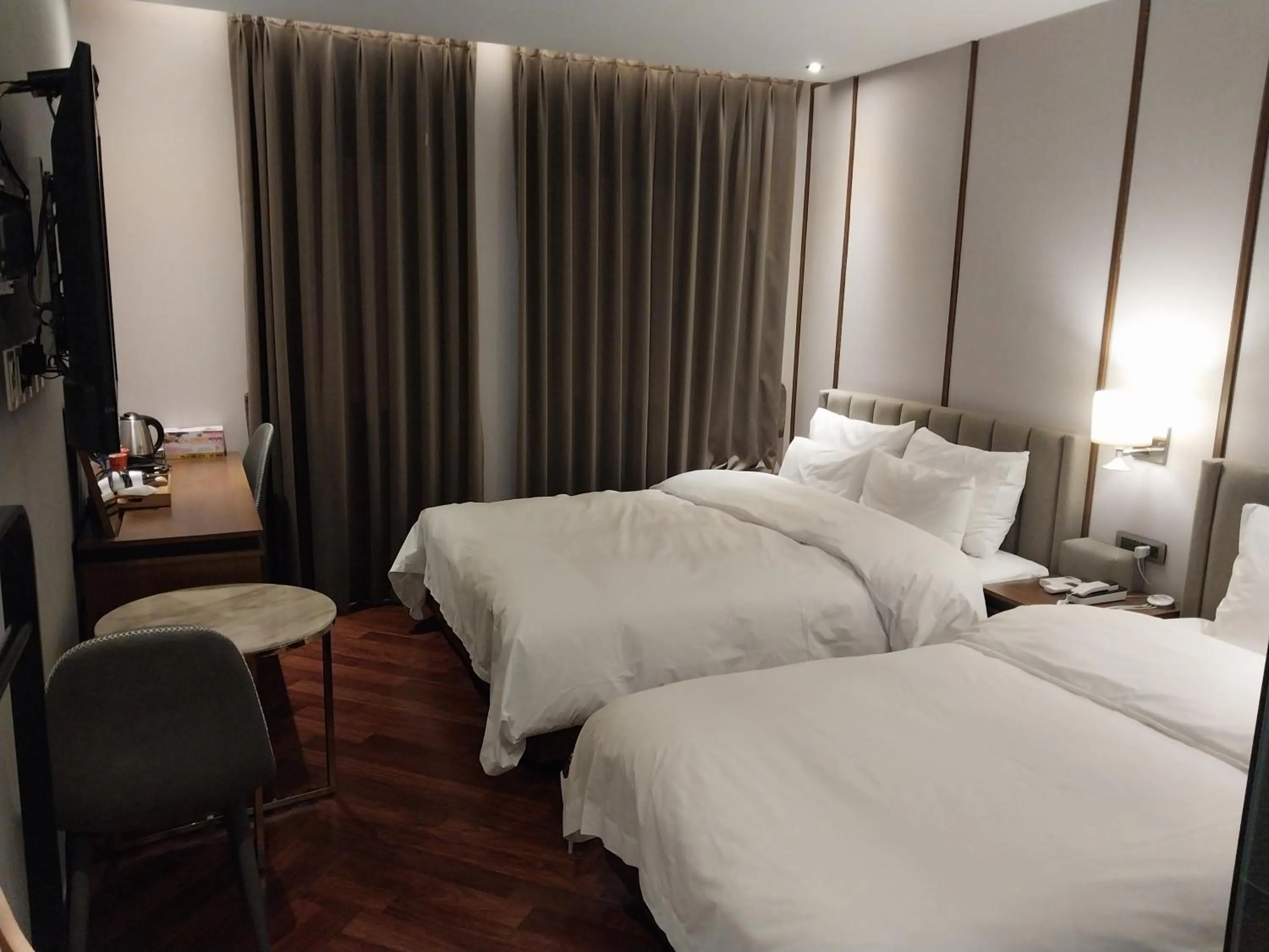 Bed in Brown Dot Hotel Busan Station