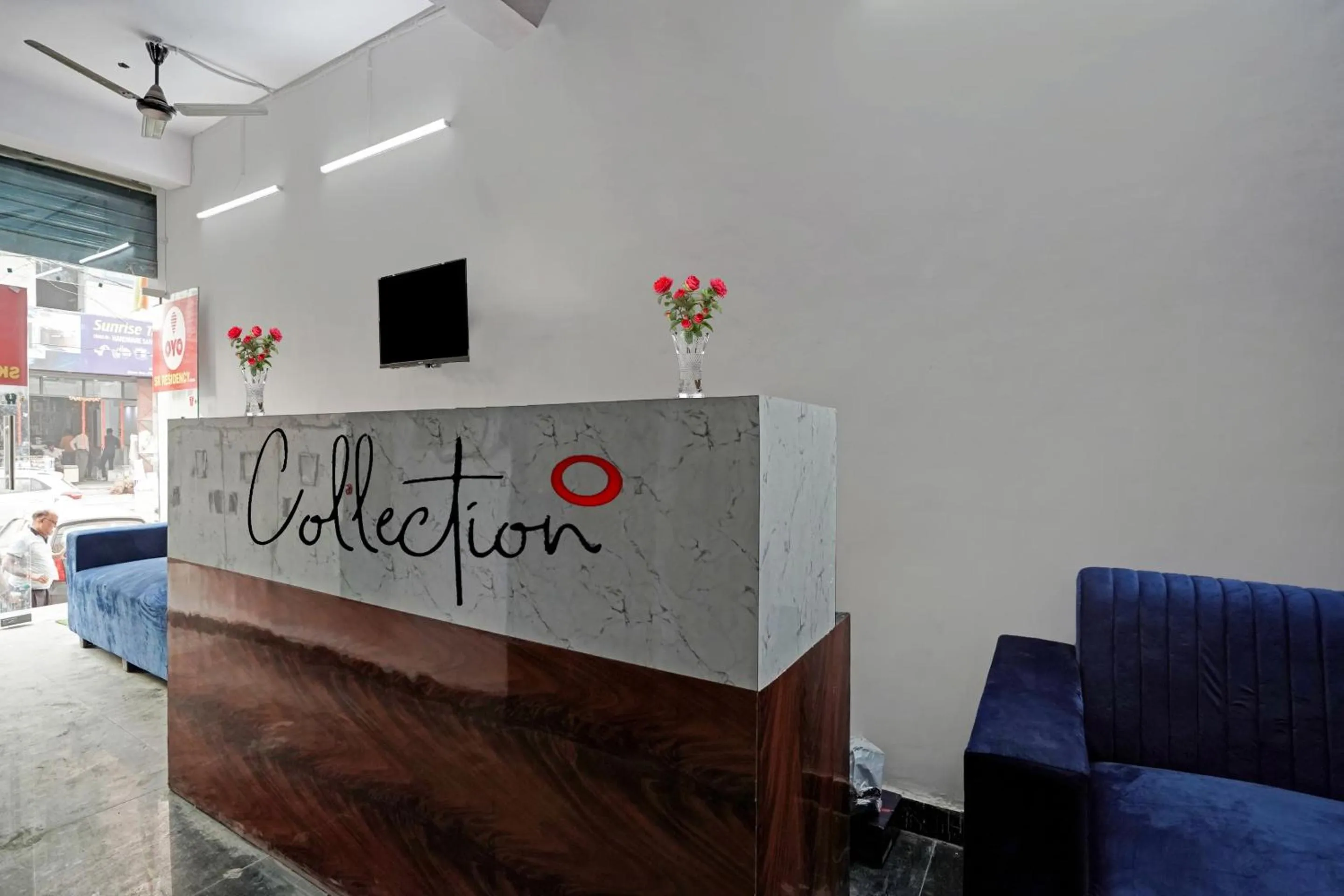 Lobby or reception in Hotel O SK Residency Rohini