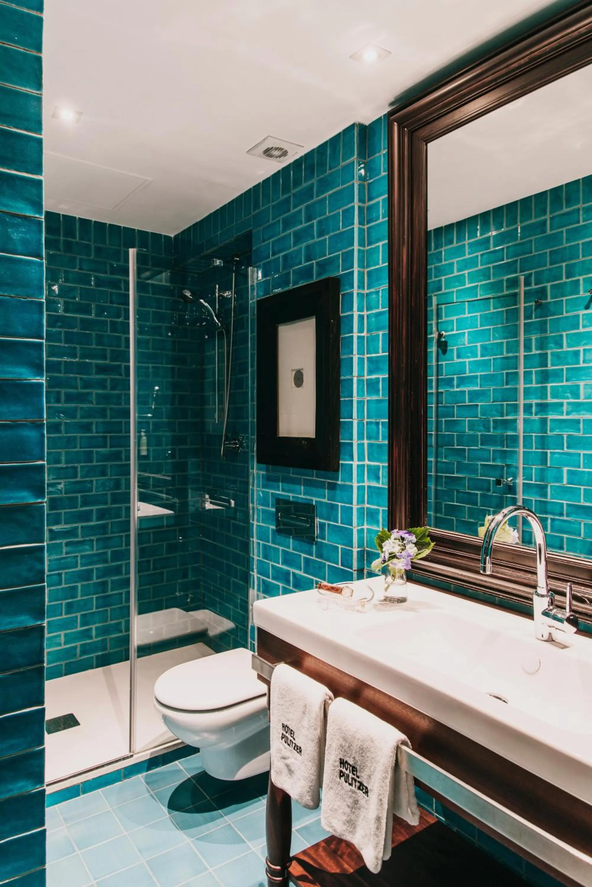 Bathroom in Hotel Pulitzer Barcelona