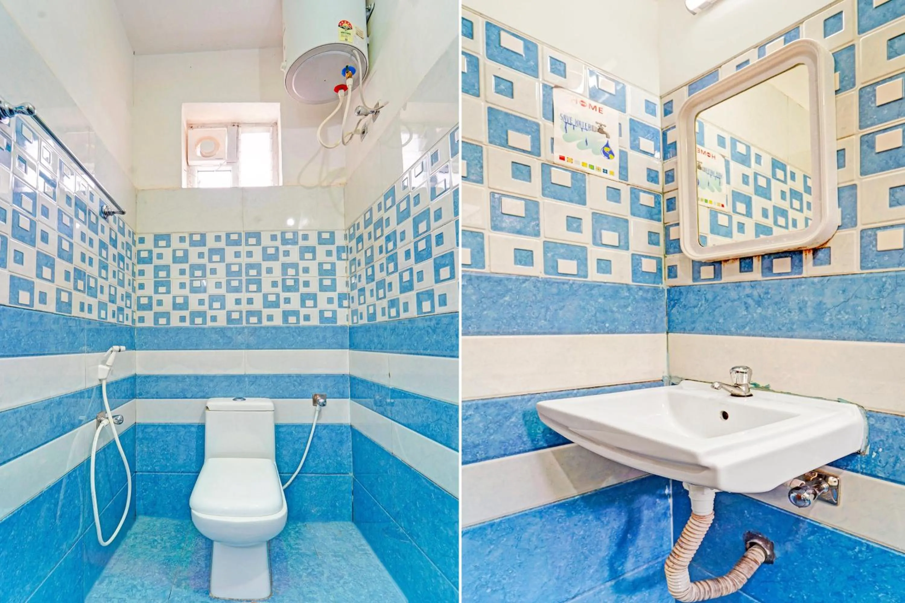 Bathroom in Super Hotel O Vijaynagar Road Formerly Anmol Peace Stay