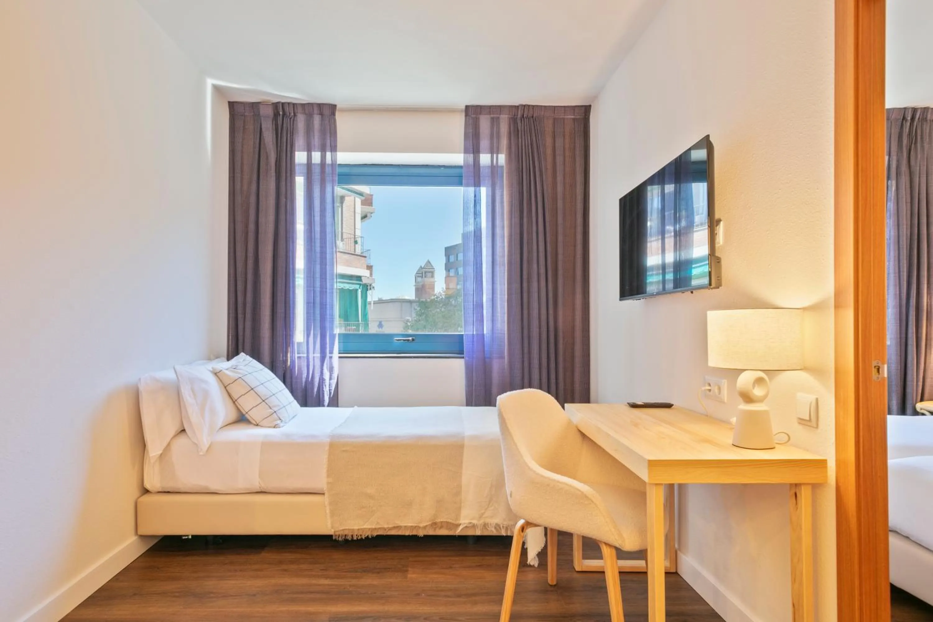 Bedroom in Hotel Acta Azul Barcelona