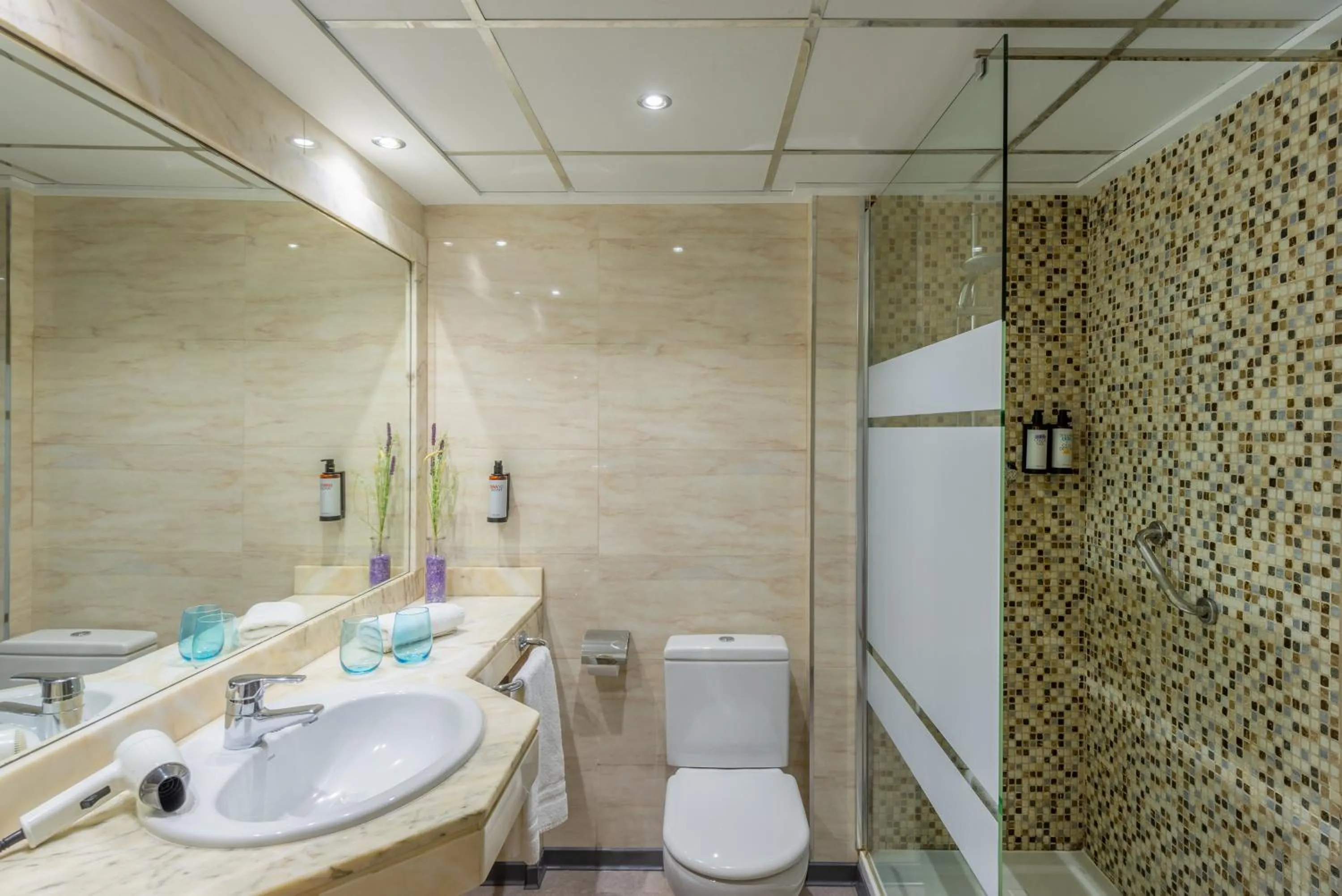 Shower in Hotel Elche Centro , affiliated by Melia