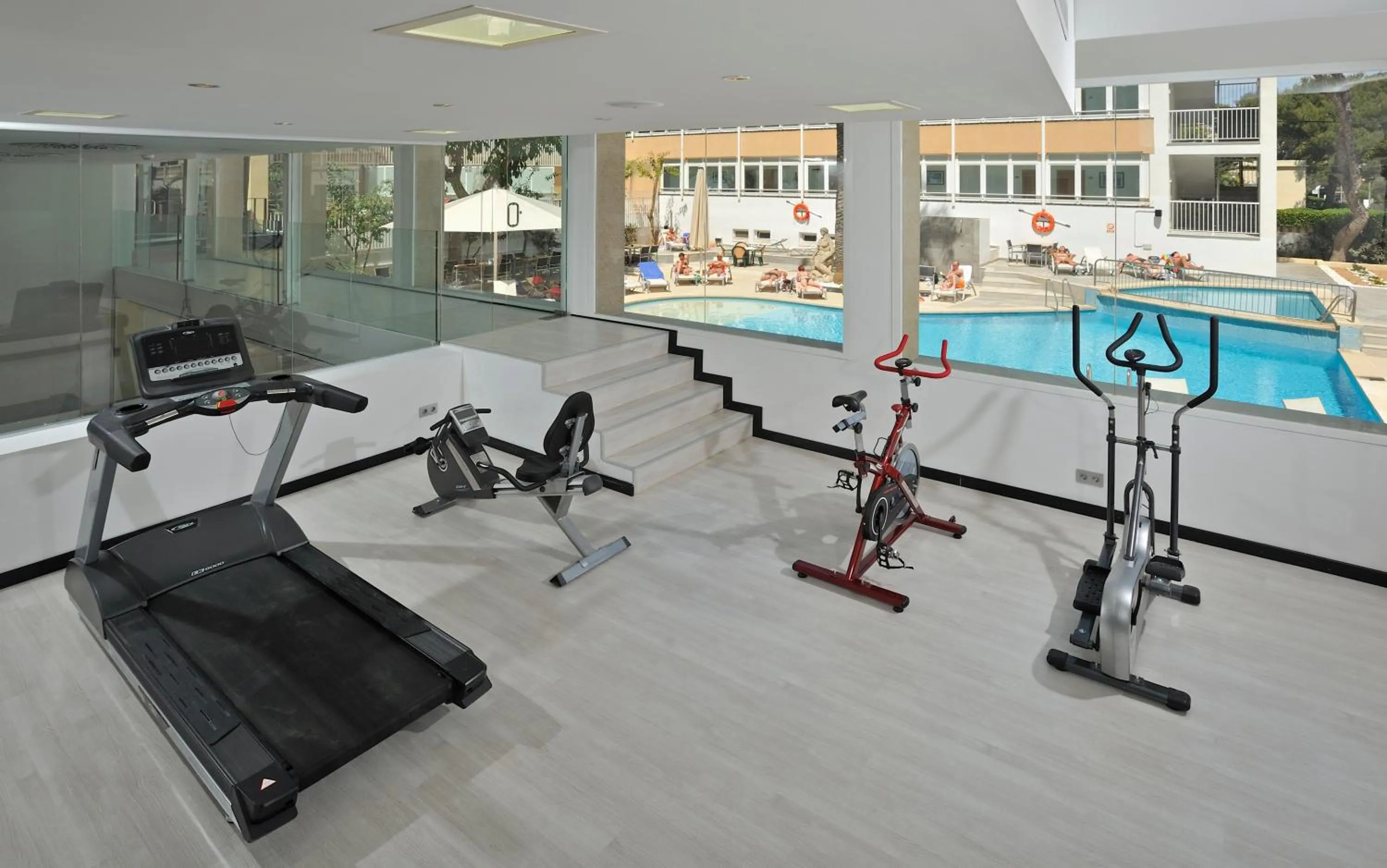 Fitness centre/facilities in Hotel Hispania