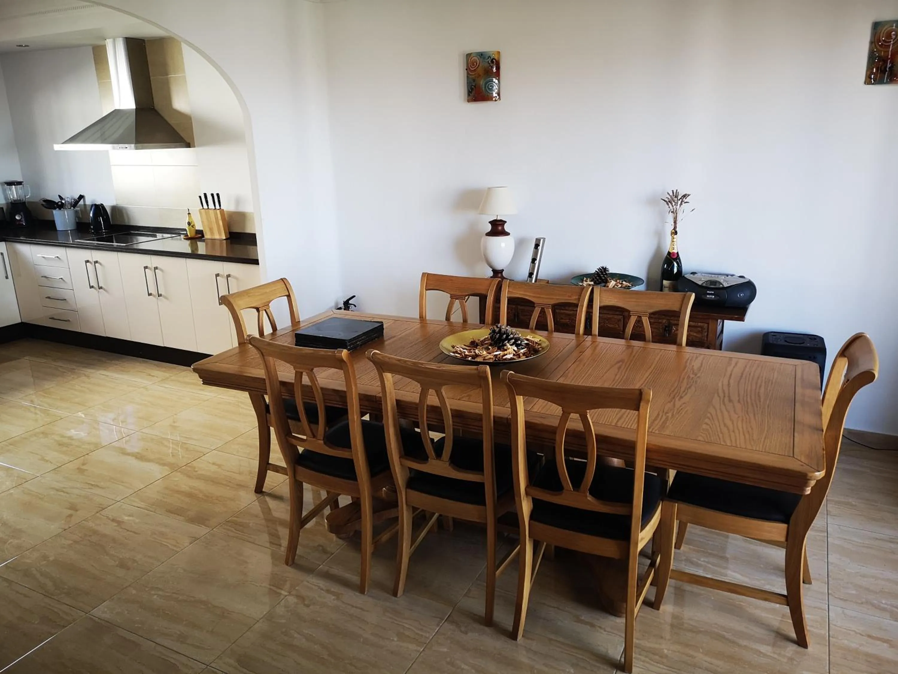 Dining area in El Capistrano