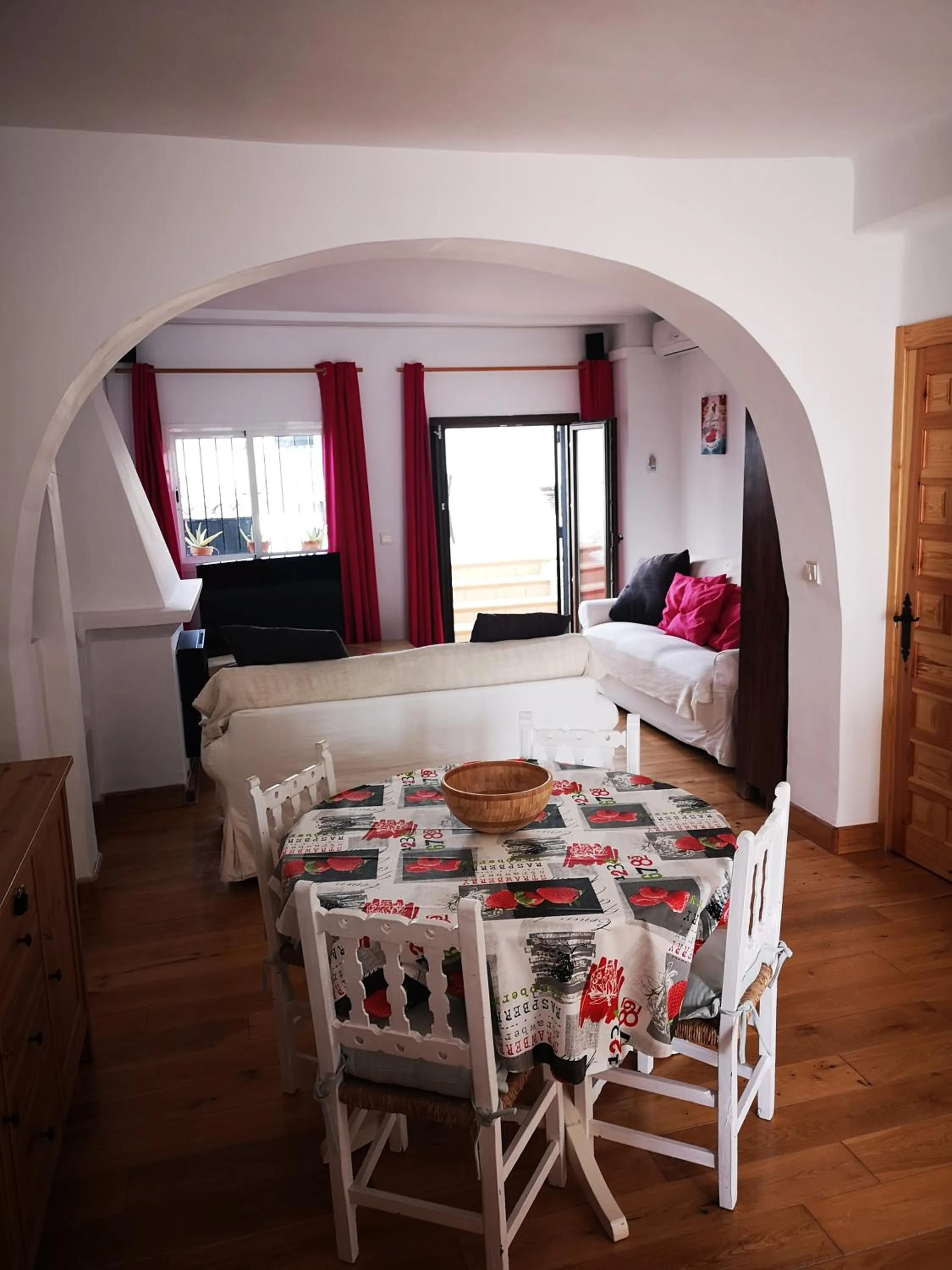 Dining area in El Capistrano
