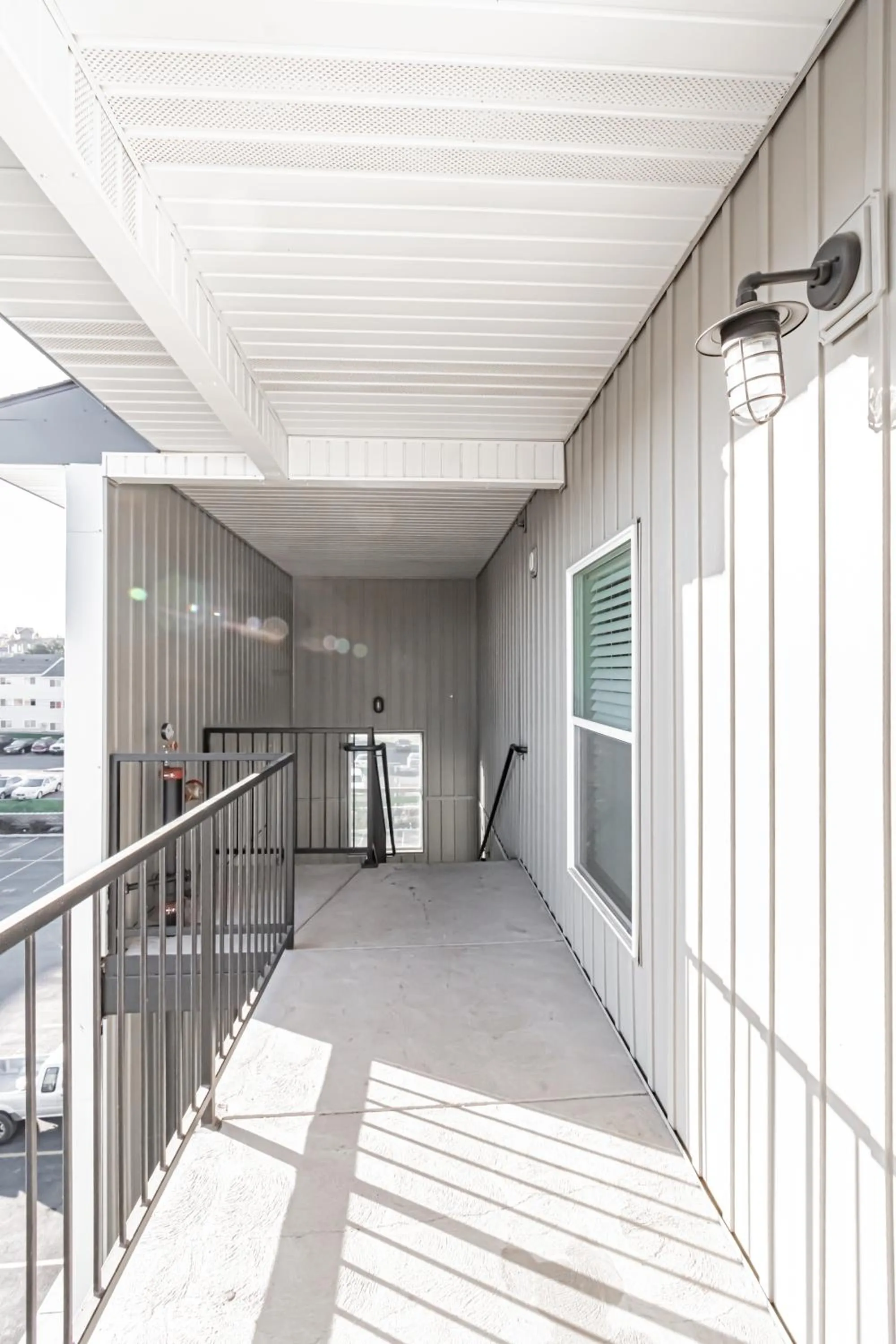 Balcony/Terrace in Bringham's Mill Apartments Perfect for Groups Full Kitchen Gym and Free Parking