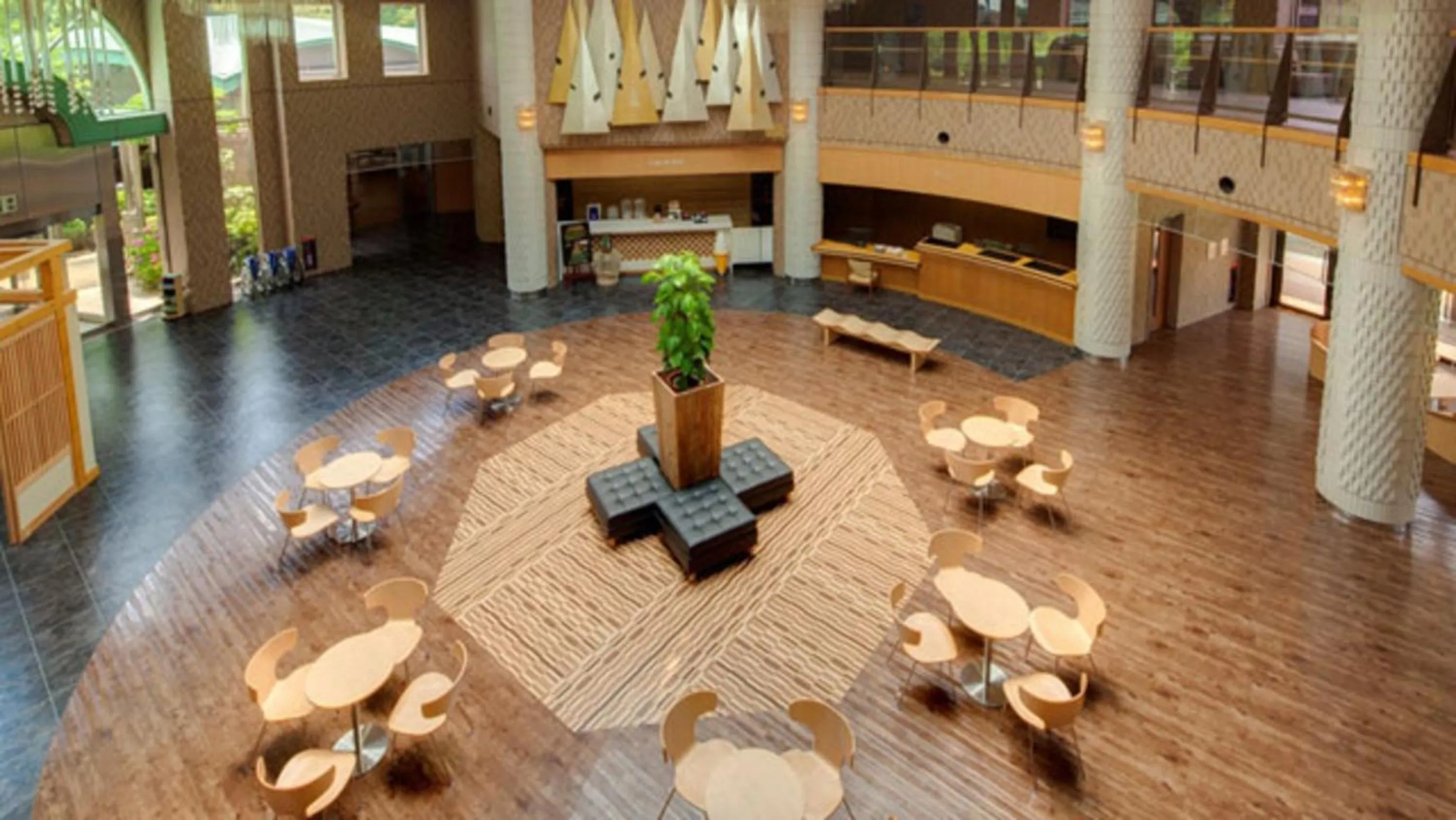 Lobby or reception in Kyukamura Oku-Musashi