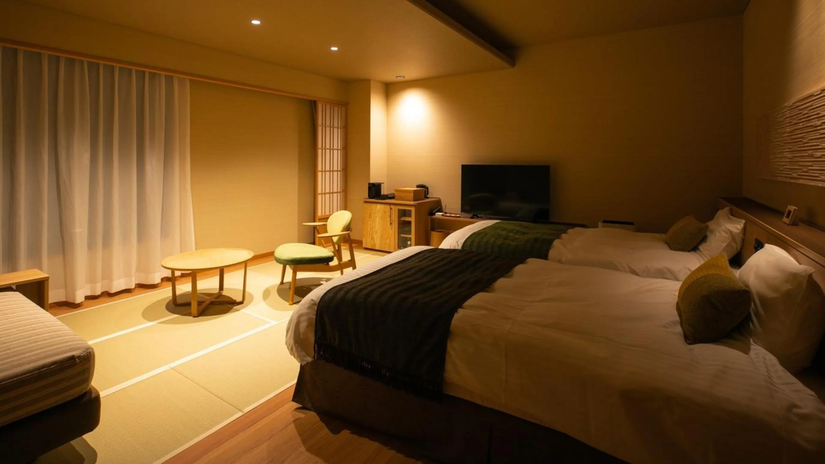 Bedroom, Bed in Kyukamura Retreat-Azumino-Hotel