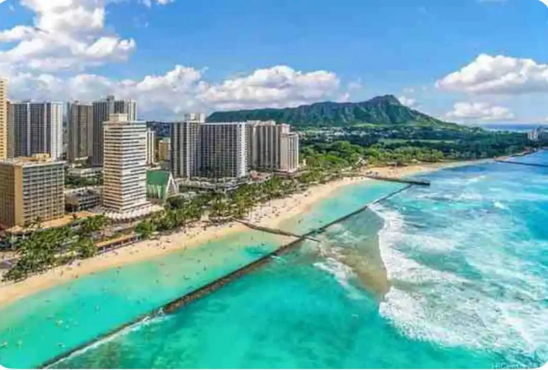 Newly renovated luxury, modern style Waikiki Sunset Hotel Ocean view Freeparking