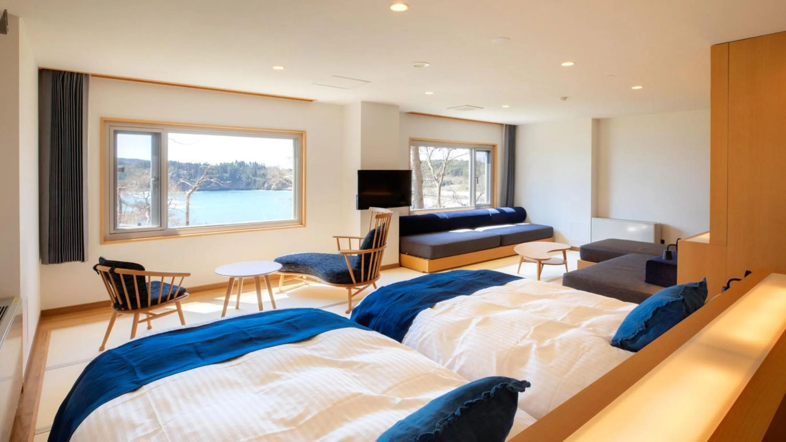 Bed in Kyukamura Kesennuma-Ohshima