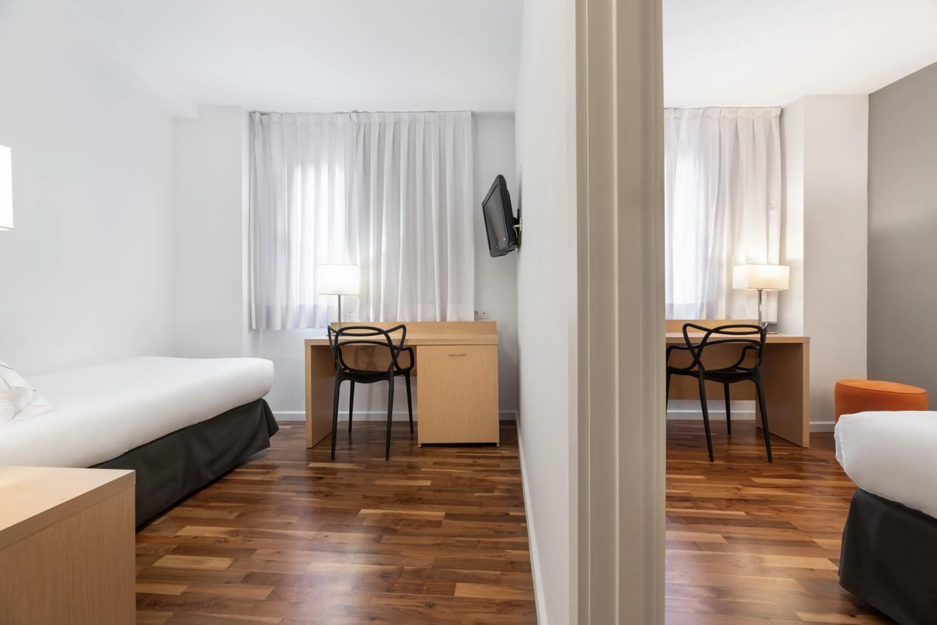 Bed in Eurostars Marqués de Vallejo