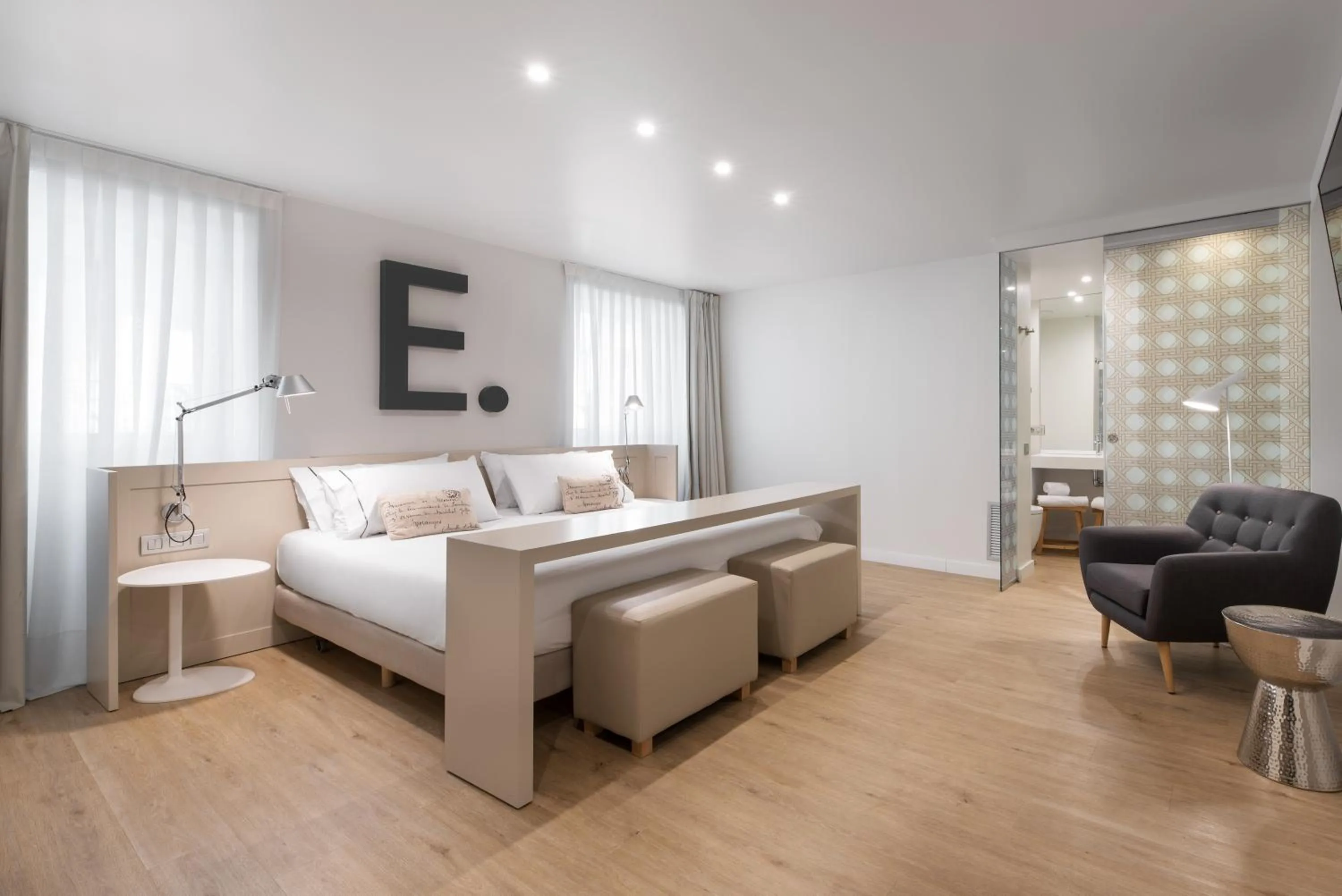 Bed in Eurostars Marqués de Vallejo